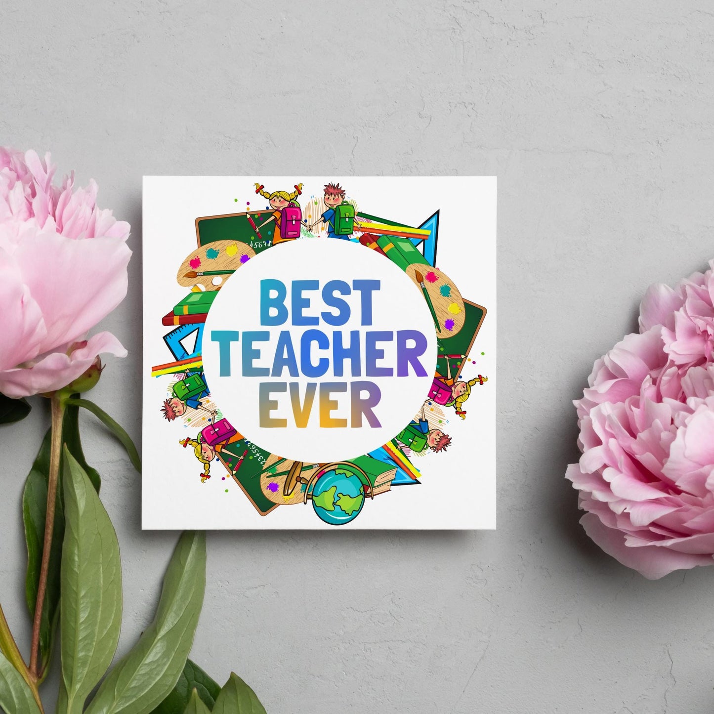 Thank You Teacher Card, End of Year School Card, Thanks Teacher, School Teacher Card, Teaching Card, Teacher Appreciation