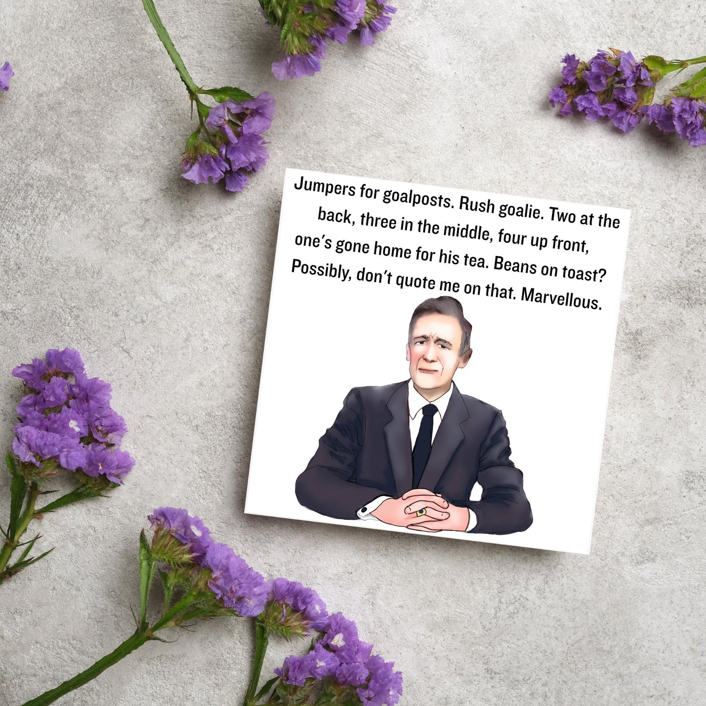 The Fast Show Card, Birthday Card, Ron Manager, Celebration Card, Birthday Card, Card for Him, 90's Card, Retro Card, 30th Birthday Card