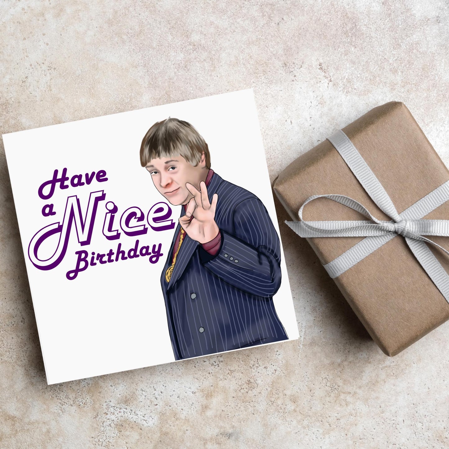 The Fast Show Card, Jazz Man John, Nice, Celebration Card, Birthday Card, Card for Him, 90's Card, Retro Card, 30th Birthday Card