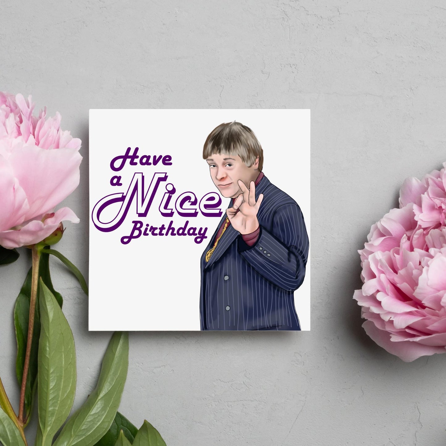 The Fast Show Card, Jazz Man John, Nice, Celebration Card, Birthday Card, Card for Him, 90's Card, Retro Card, 30th Birthday Card