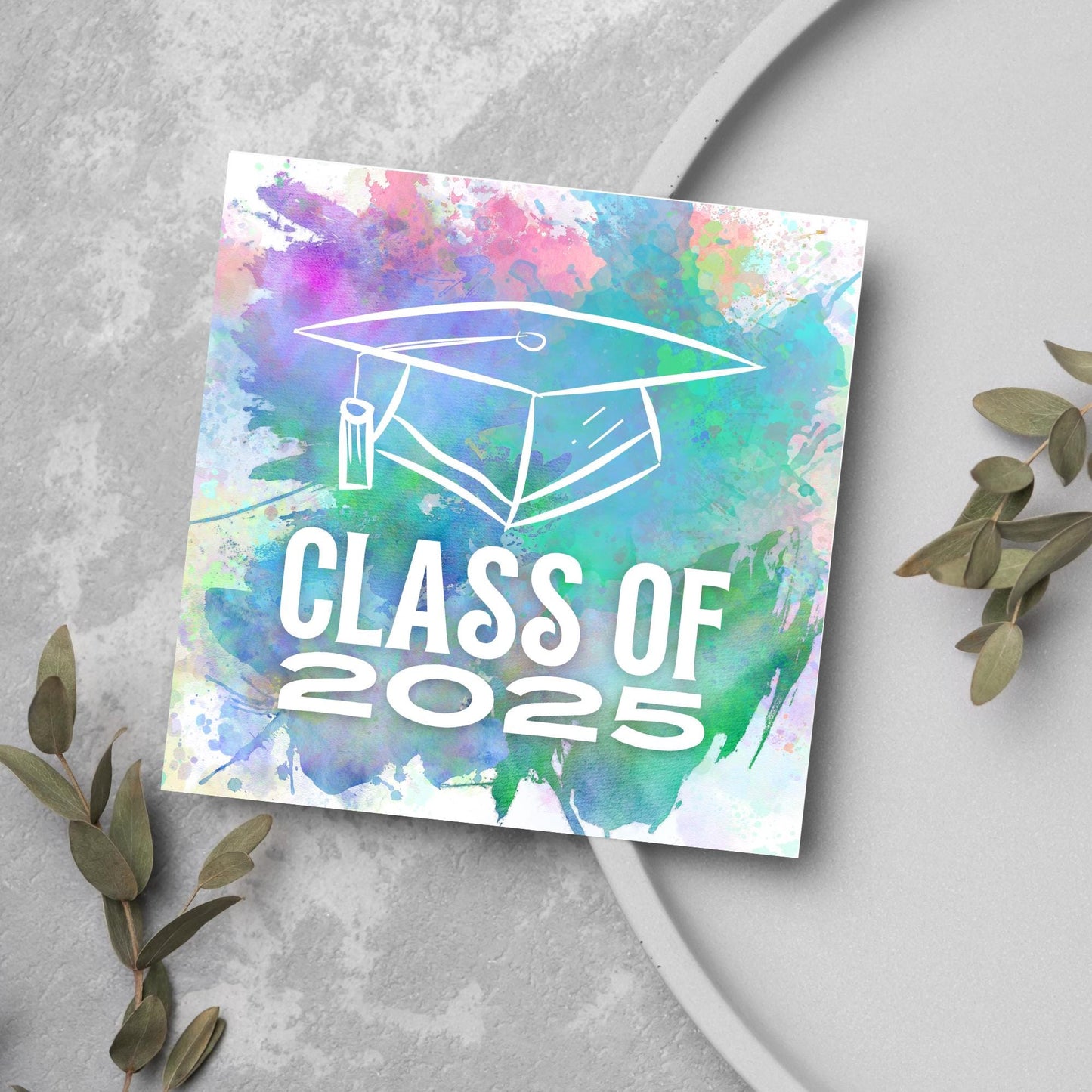 Exam Graduation Card, Well Done Card, Class of 2025, University Card, Exam Congratulations, GCSE, A Level, College, Graduate