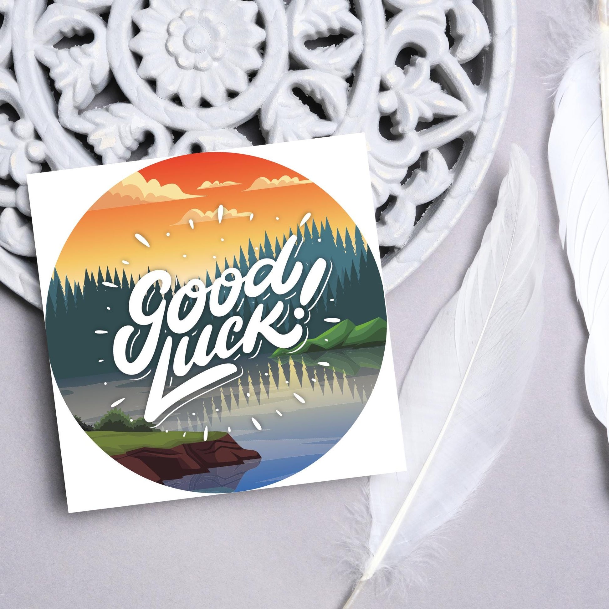 Good Luck Card, Going Away Card, Good Luck Travelling Card, Holiday Card, Emigrating Card, Going Abroad Good Luck