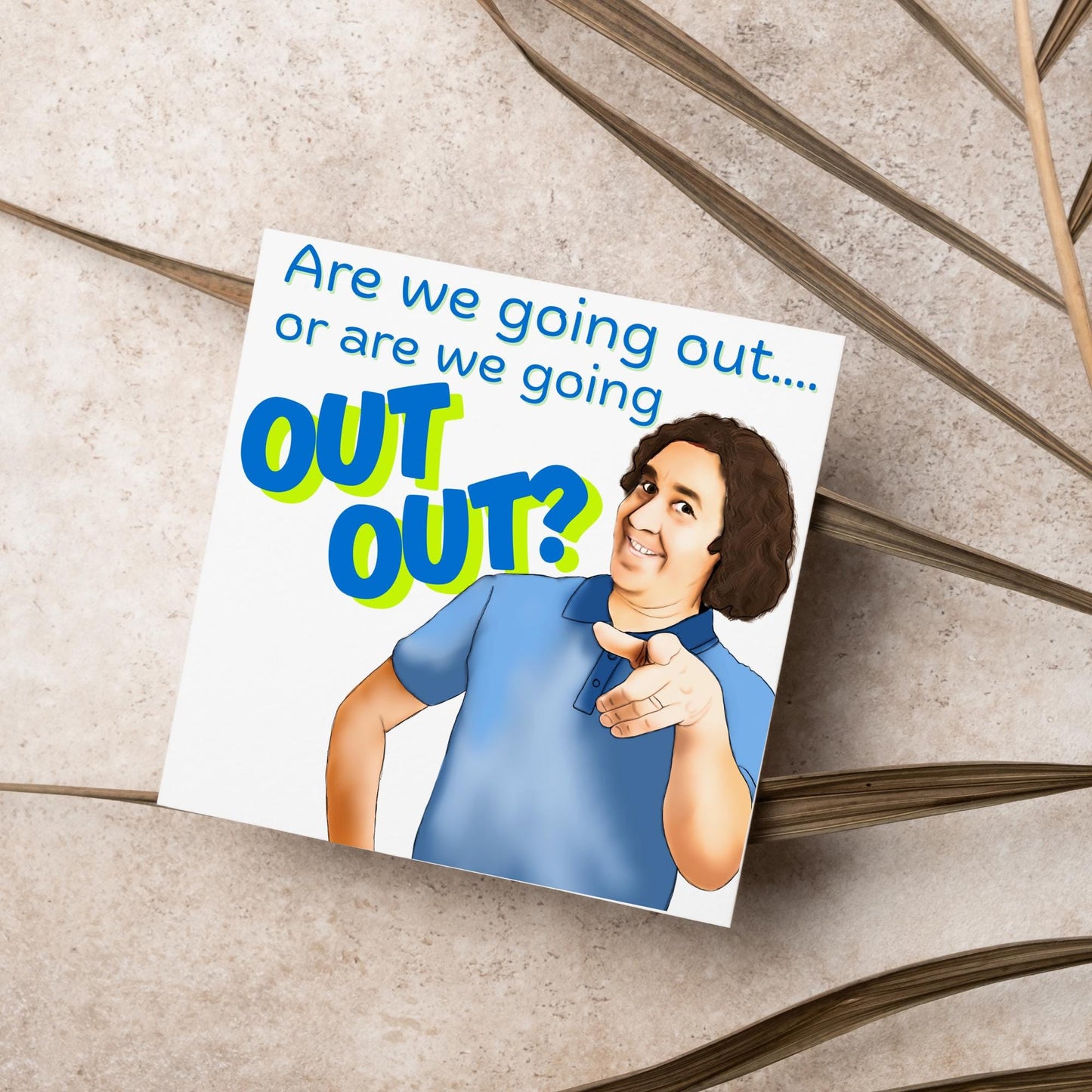 Micky Flanagan Birthday Card, Funny Card for Him, Card for Her, Birthday Card, Friendship Card, Out Out, 30th Birthday Card, Comedian Card