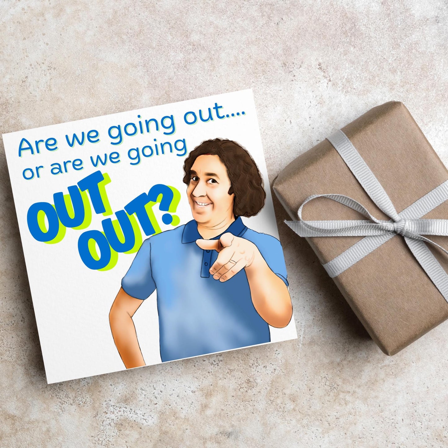 Micky Flanagan Birthday Card, Funny Card for Him, Card for Her, Birthday Card, Friendship Card, Out Out, 30th Birthday Card, Comedian Card