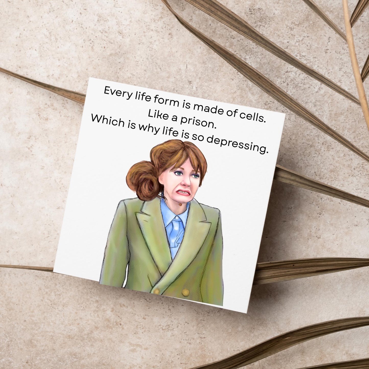 Philomena Cunk Birthday Card, Cunk On Life, Diane Morgan, Funny Birthday Card, Charlie Brooker, Card for Dad, Card for Mum