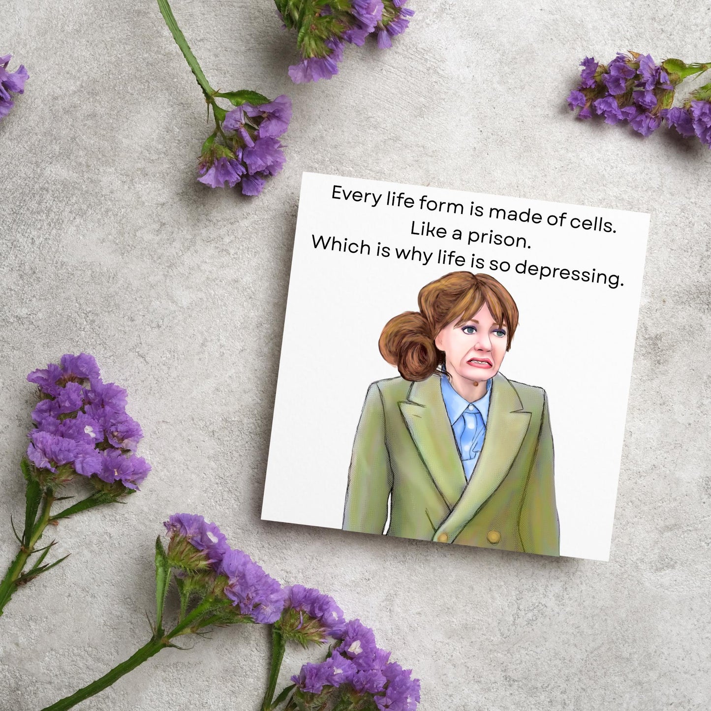 Philomena Cunk Birthday Card, Cunk On Life, Diane Morgan, Funny Birthday Card, Charlie Brooker, Card for Dad, Card for Mum