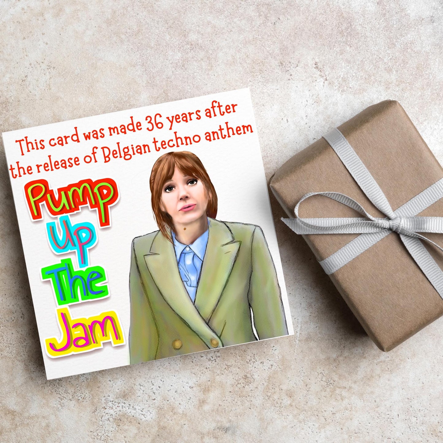 Philomena Cunk Birthday Card, Cunk On Life, Diane Morgan, Funny Birthday Card, Charlie Brooker, Card for Dad, Card for Mum, Pump Up the Jam
