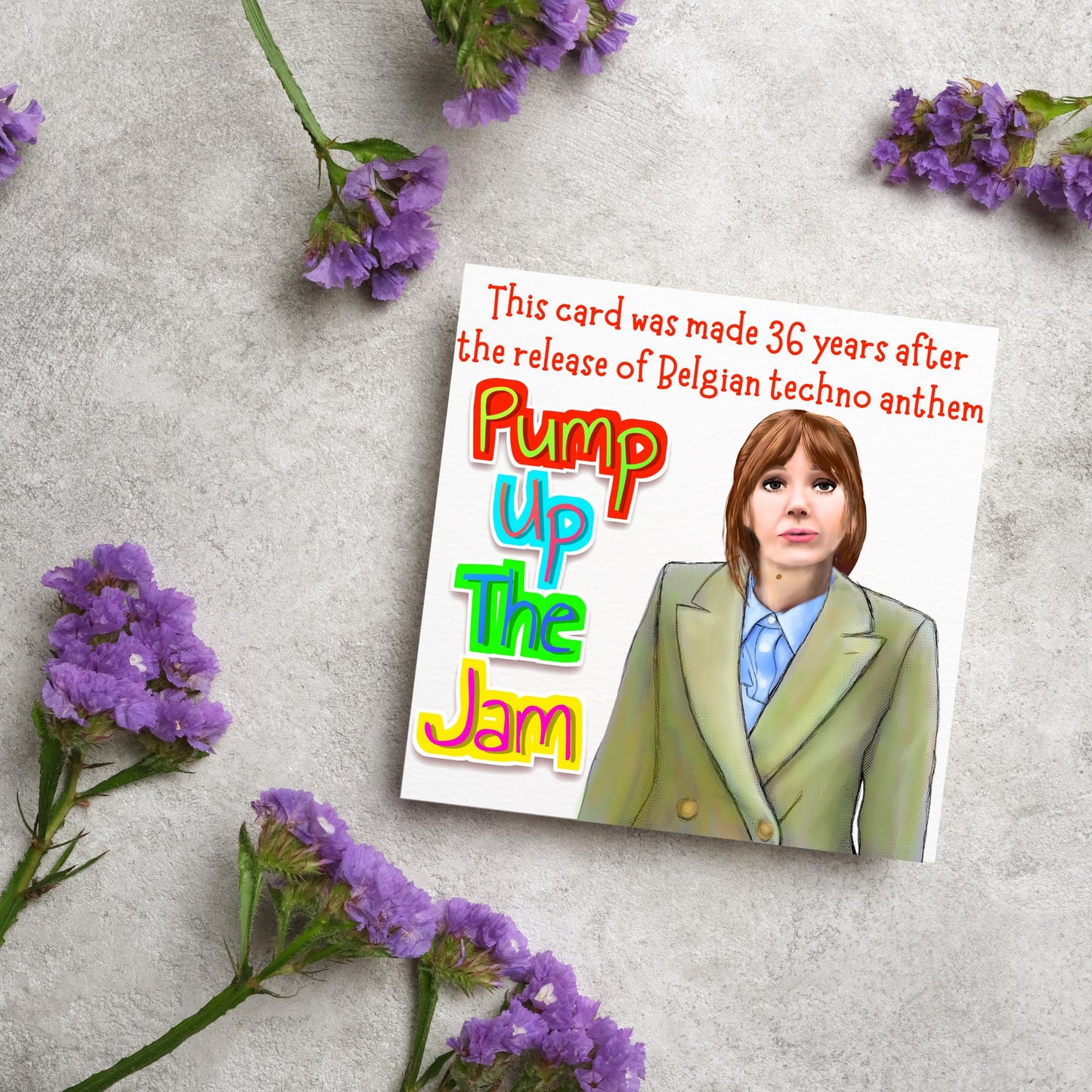 Philomena Cunk Birthday Card, Cunk On Life, Diane Morgan, Funny Birthday Card, Charlie Brooker, Card for Dad, Card for Mum, Pump Up the Jam