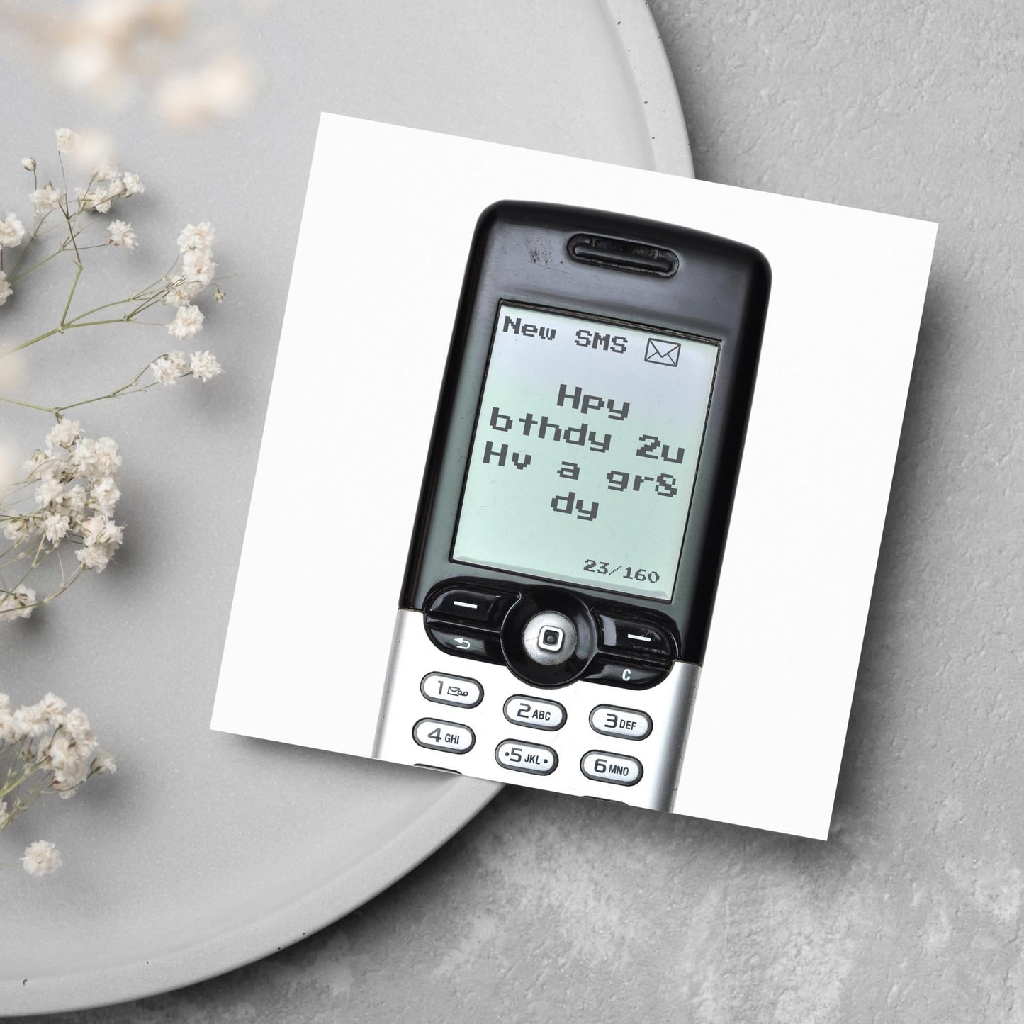 Nokia Birthday Card, 80's Birthday Card, 90's Birthday Card, Funny Birthday Card, 40th Birthday, Funny Birthday Card, Text Message Card