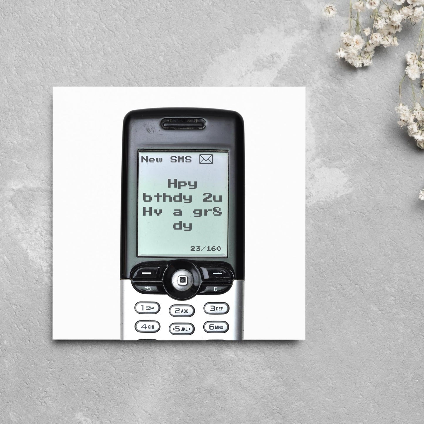 Nokia Birthday Card, 80's Birthday Card, 90's Birthday Card, Funny Birthday Card, 40th Birthday, Funny Birthday Card, Text Message Card