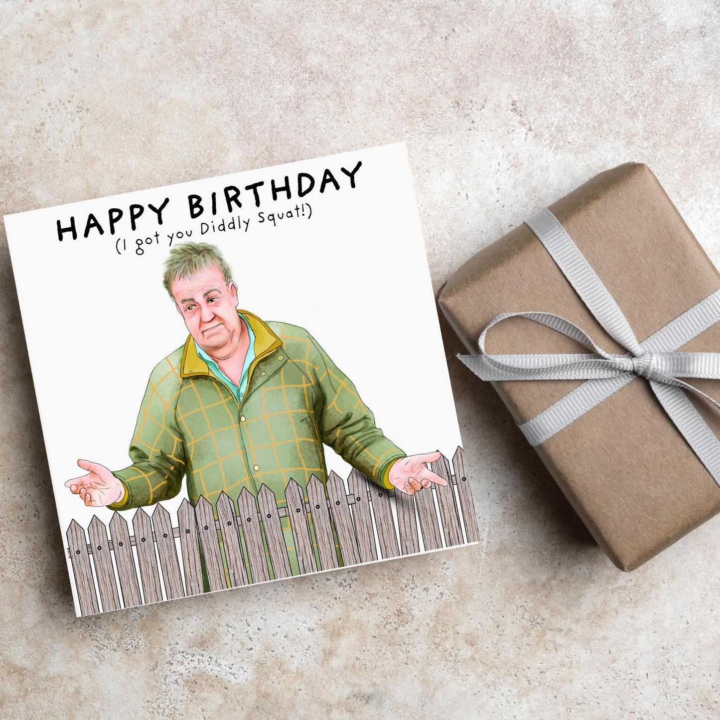 Clarksons Farm Birthday Card, Diddly Squat, Jeremy Clarkson, Funny Birthday Card For Brother, Card for Uncle, Card for Farmer