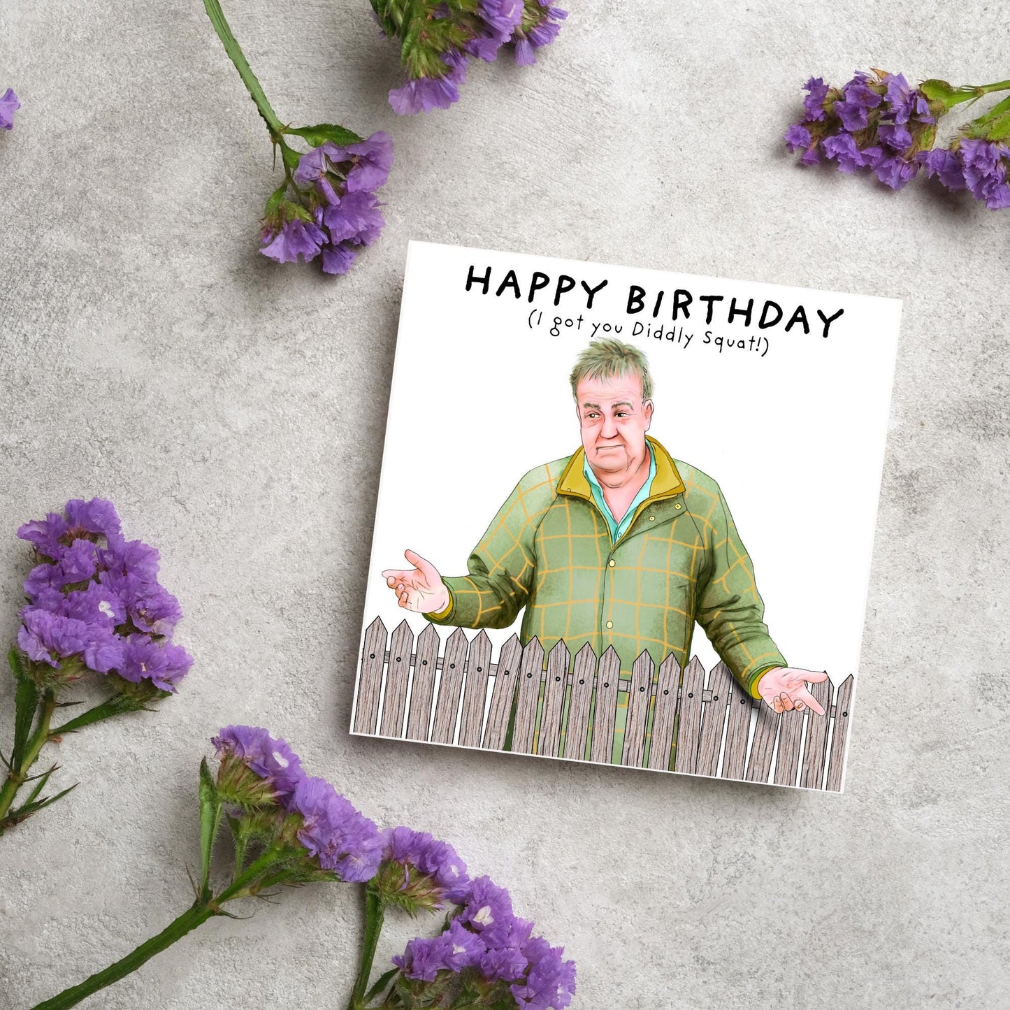 Clarksons Farm Birthday Card, Diddly Squat, Jeremy Clarkson, Funny Birthday Card For Brother, Card for Uncle, Card for Farmer