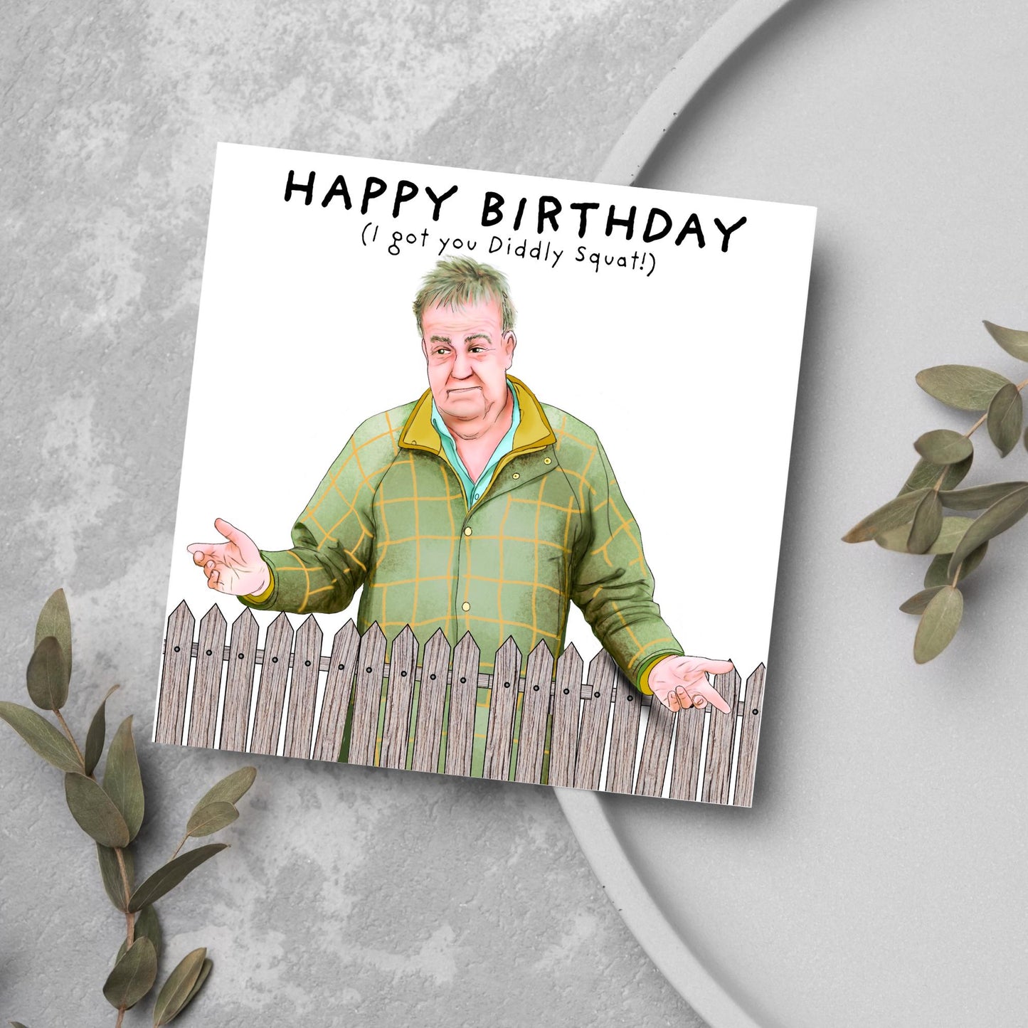 Clarksons Farm Birthday Card, Diddly Squat, Jeremy Clarkson, Funny Birthday Card For Brother, Card for Uncle, Card for Farmer