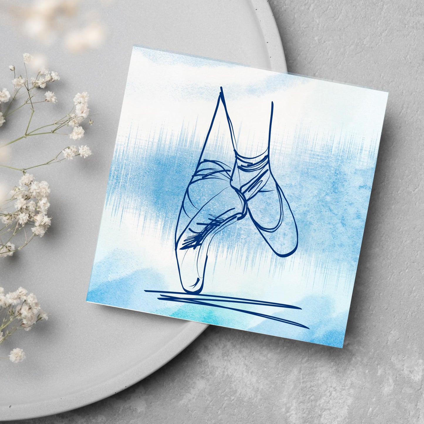 Ballet Dancing Card, Birthday Card, Card for Dancer, Recital Card, Dance Recital, Good Luck Card, Congratulations Card, Any Occasion Card