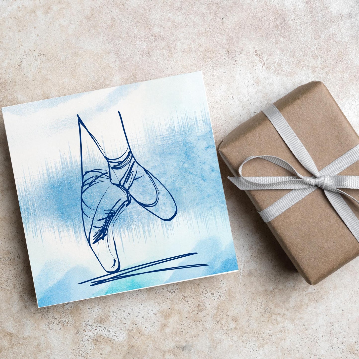 Ballet Dancing Card, Birthday Card, Card for Dancer, Recital Card, Dance Recital, Good Luck Card, Congratulations Card, Any Occasion Card
