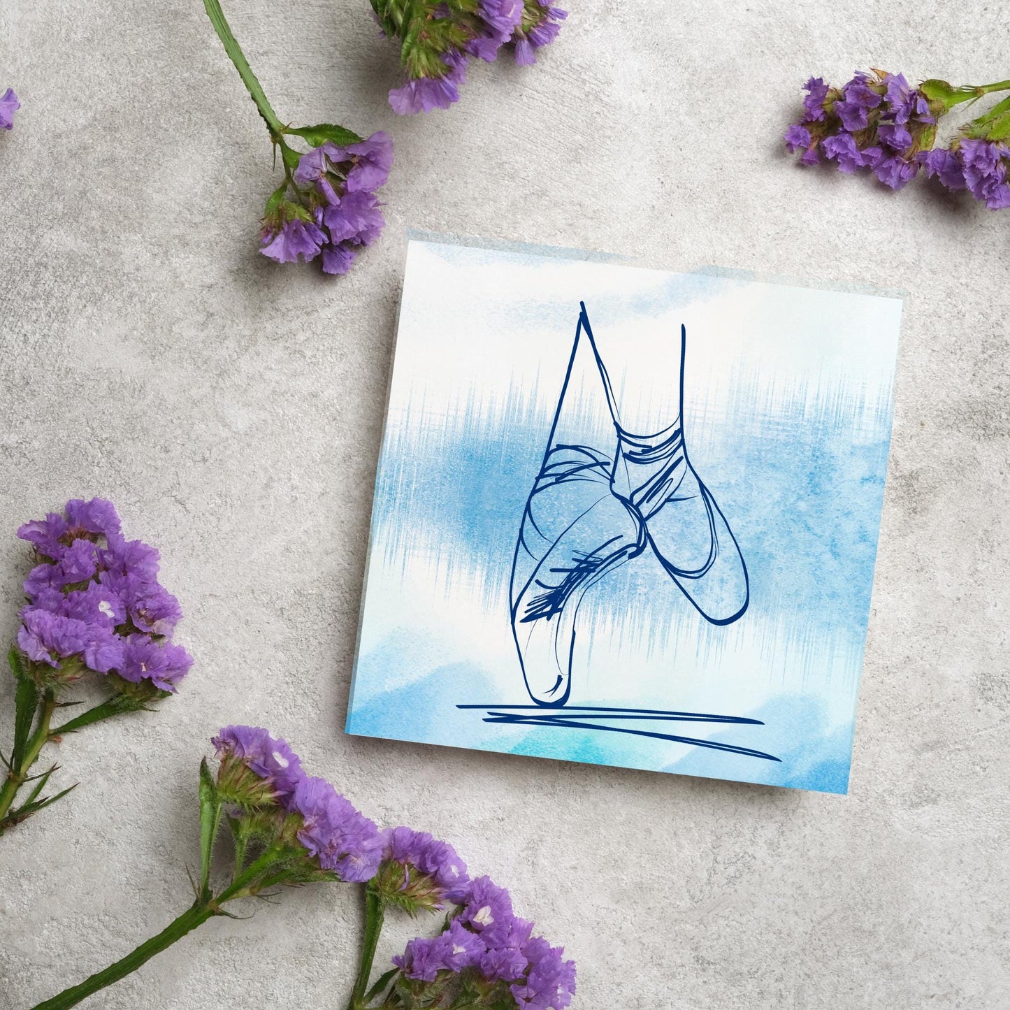 Ballet Dancing Card, Birthday Card, Card for Dancer, Recital Card, Dance Recital, Good Luck Card, Congratulations Card, Any Occasion Card