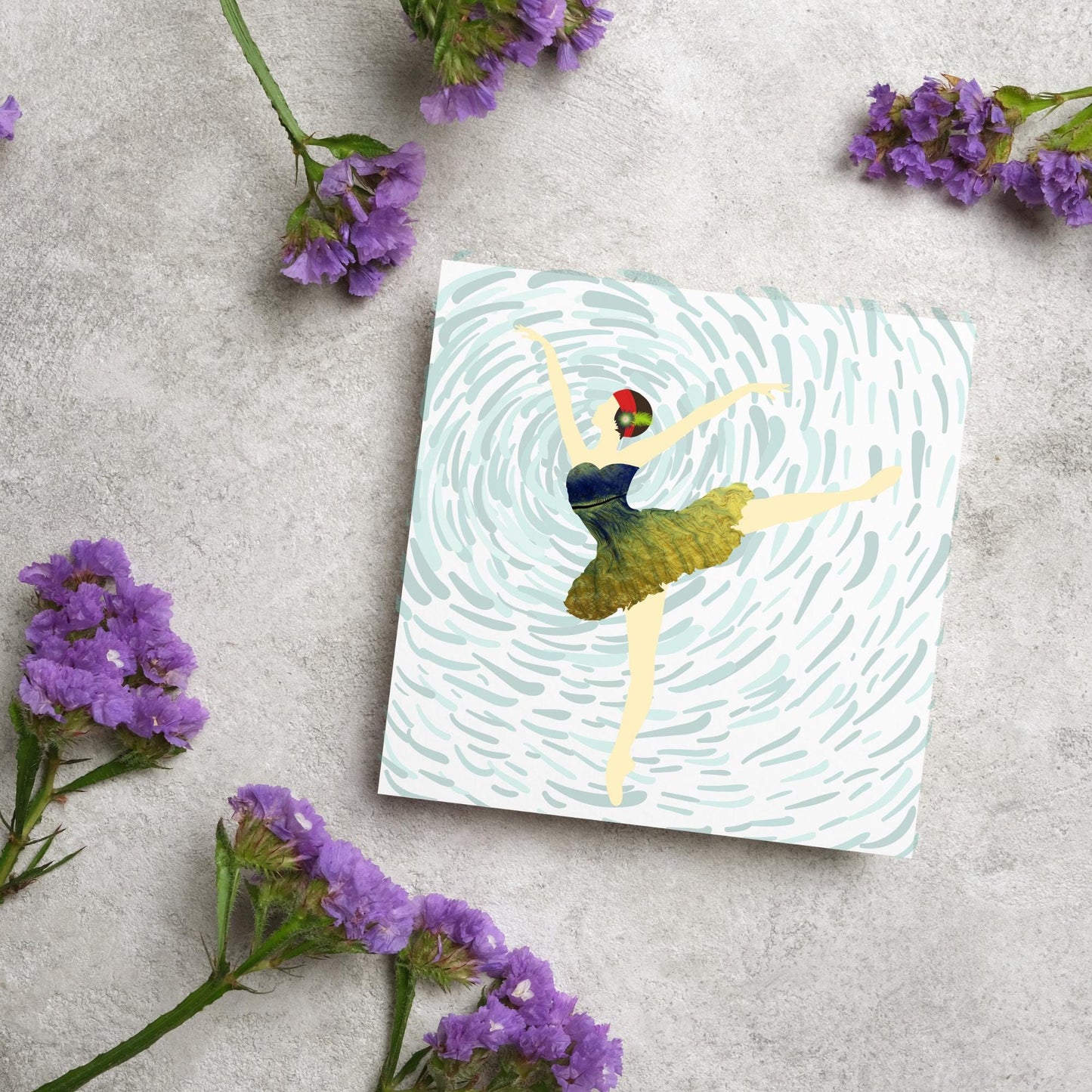 Ballet Dancing Card, Birthday Card, Card for Dancer, Recital Card, Dance Recital, Good Luck Card, Congratulations Card, Any Occasion Card