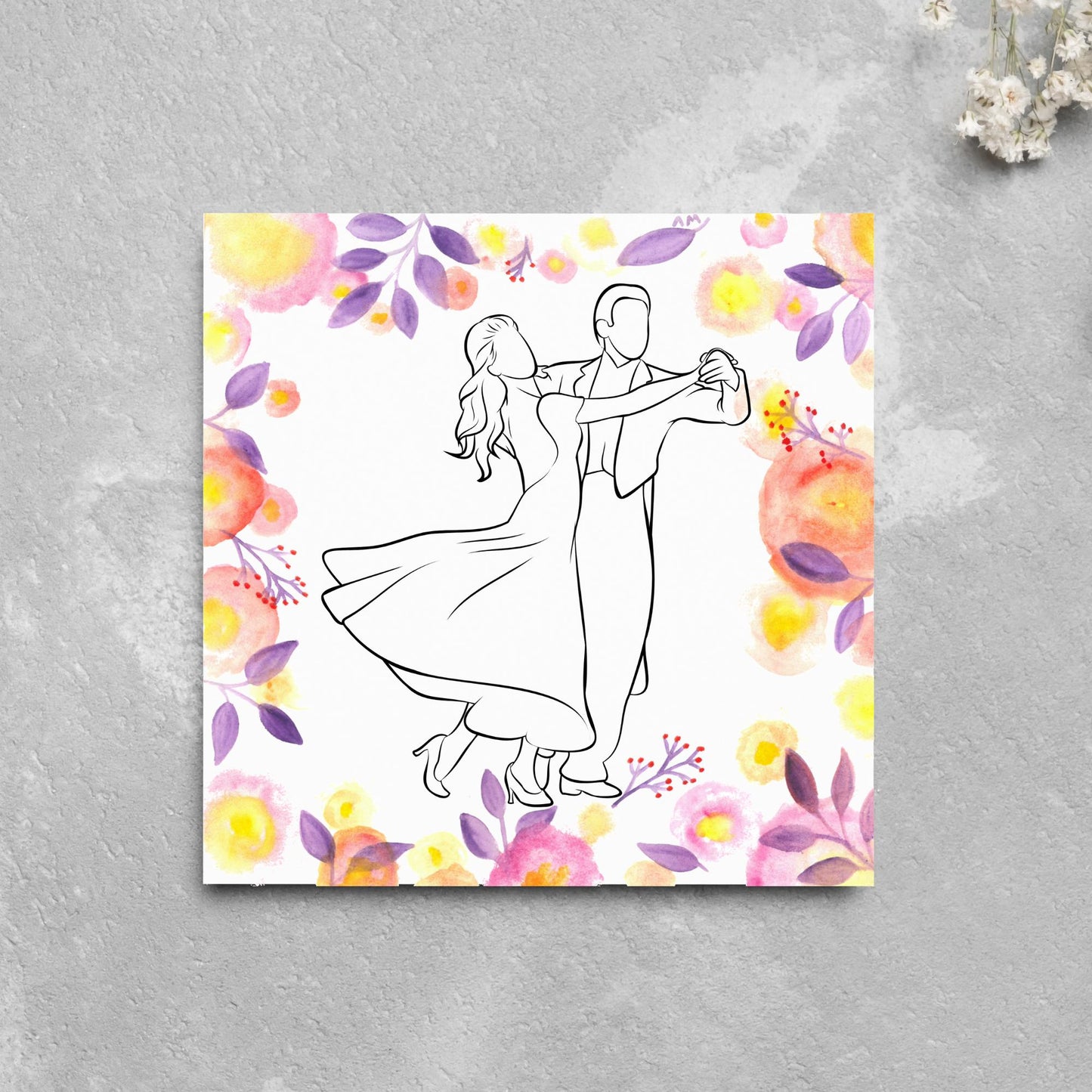 Ballroom Dancing Card, Birthday Card, Card for Dancer, Recital Card, Dance Recital, Good Luck Card, Congratulations Card, Any Occasion Card