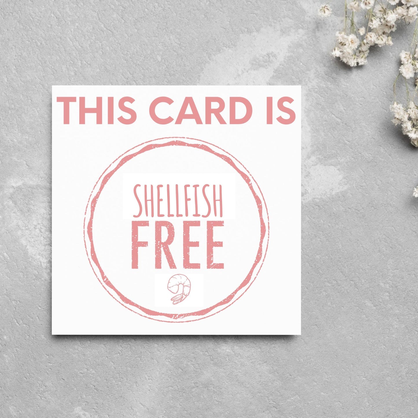Celiac Card, Allergy Card, Nut Allergy Card, Card for Him, Card for Her, Funny Food Allergy Card, Gluten Free, Nut Free, Lactose Free Joke
