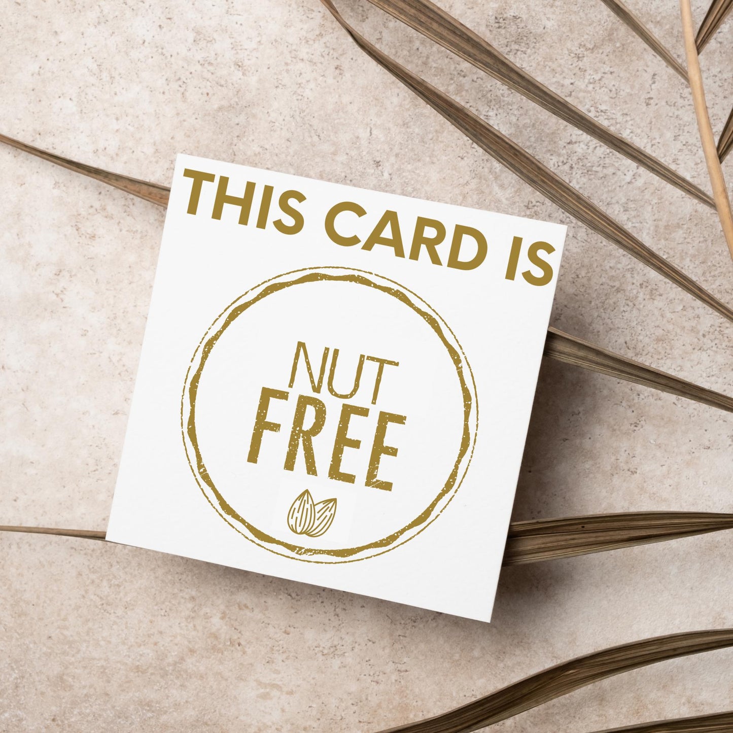Celiac Card, Allergy Card, Nut Allergy Card, Card for Him, Card for Her, Funny Food Allergy Card, Gluten Free, Nut Free, Lactose Free Joke