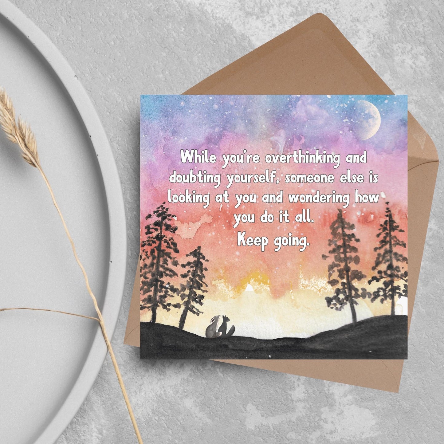 Encouragement Card, Friendship, Mental Health Card, Best Friend Card, Cancer Treatment Card, Get Well Soon Card, Recovery Card