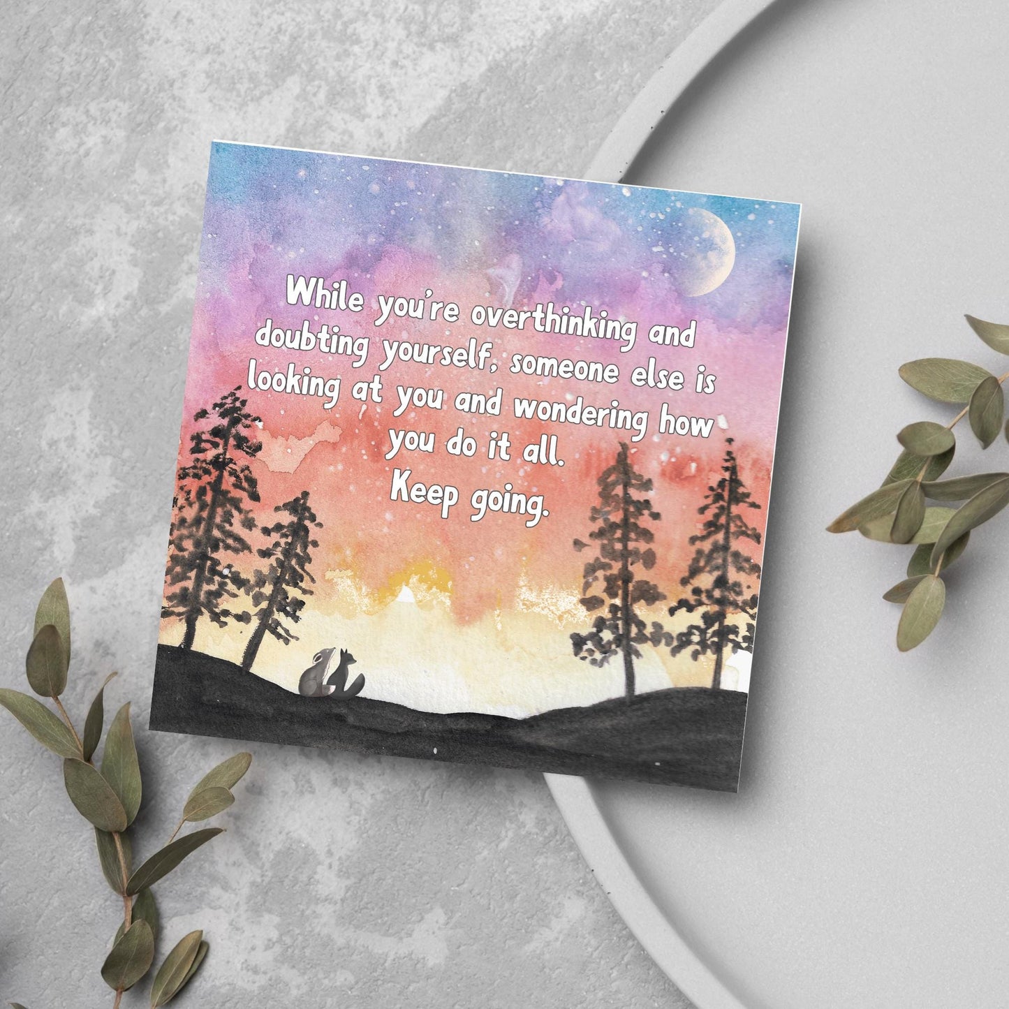 Encouragement Card, Friendship, Mental Health Card, Best Friend Card, Cancer Treatment Card, Get Well Soon Card, Recovery Card