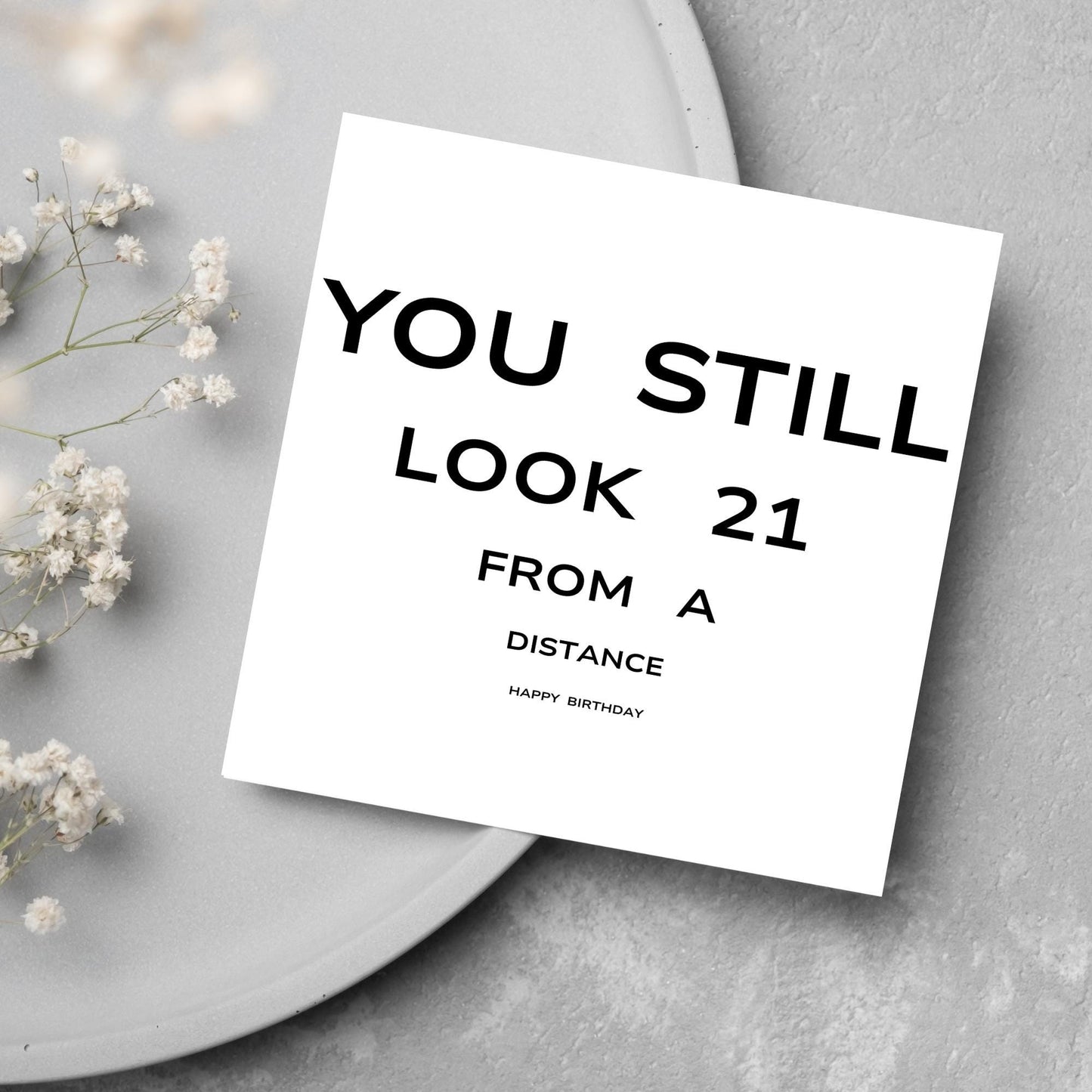 Funny Eye Test Birthday Card, Birthday Card for Sister, 50th Birthday, 40th Birthday, Rude Birthday Card, 60th Birthday, Birthday Insult