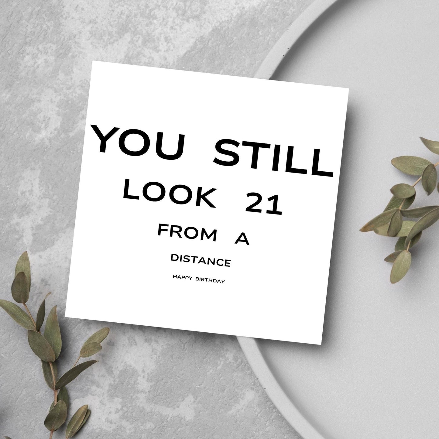Funny Eye Test Birthday Card, Birthday Card for Sister, 50th Birthday, 40th Birthday, Rude Birthday Card, 60th Birthday, Birthday Insult