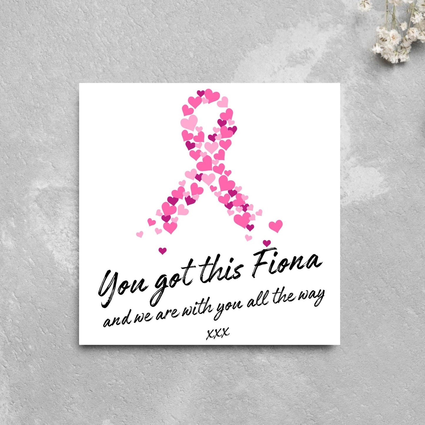 Card for Cancer Patients, Cancer Support Card, We Are With You, You Got This, Get Well Soon Card, Breast Cancer, Colon Cancer, Macmillan