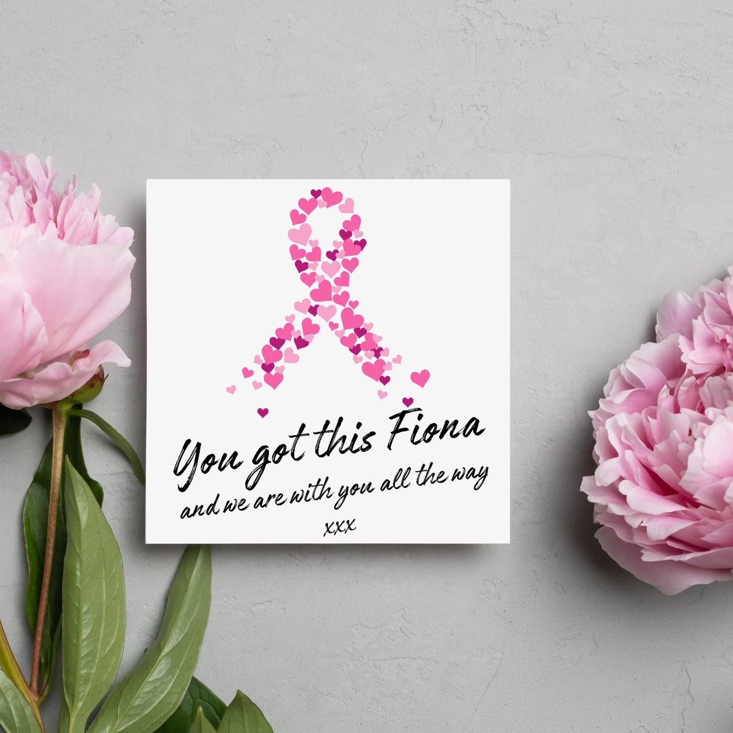 Card for Cancer Patients, Cancer Support Card, We Are With You, You Got This, Get Well Soon Card, Breast Cancer, Colon Cancer, Macmillan