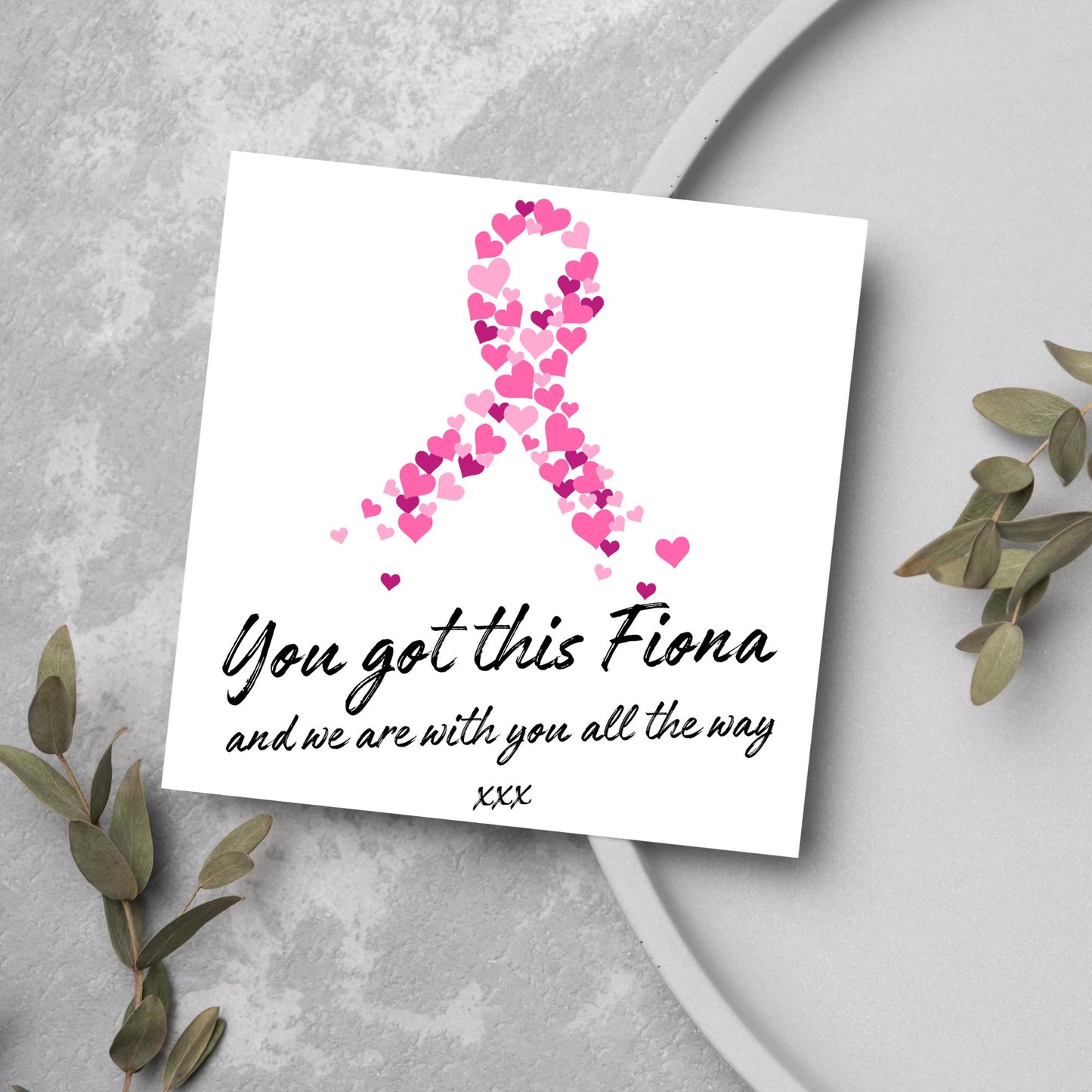 Card for Cancer Patients, Cancer Support Card, We Are With You, You Got This, Get Well Soon Card, Breast Cancer, Colon Cancer, Macmillan