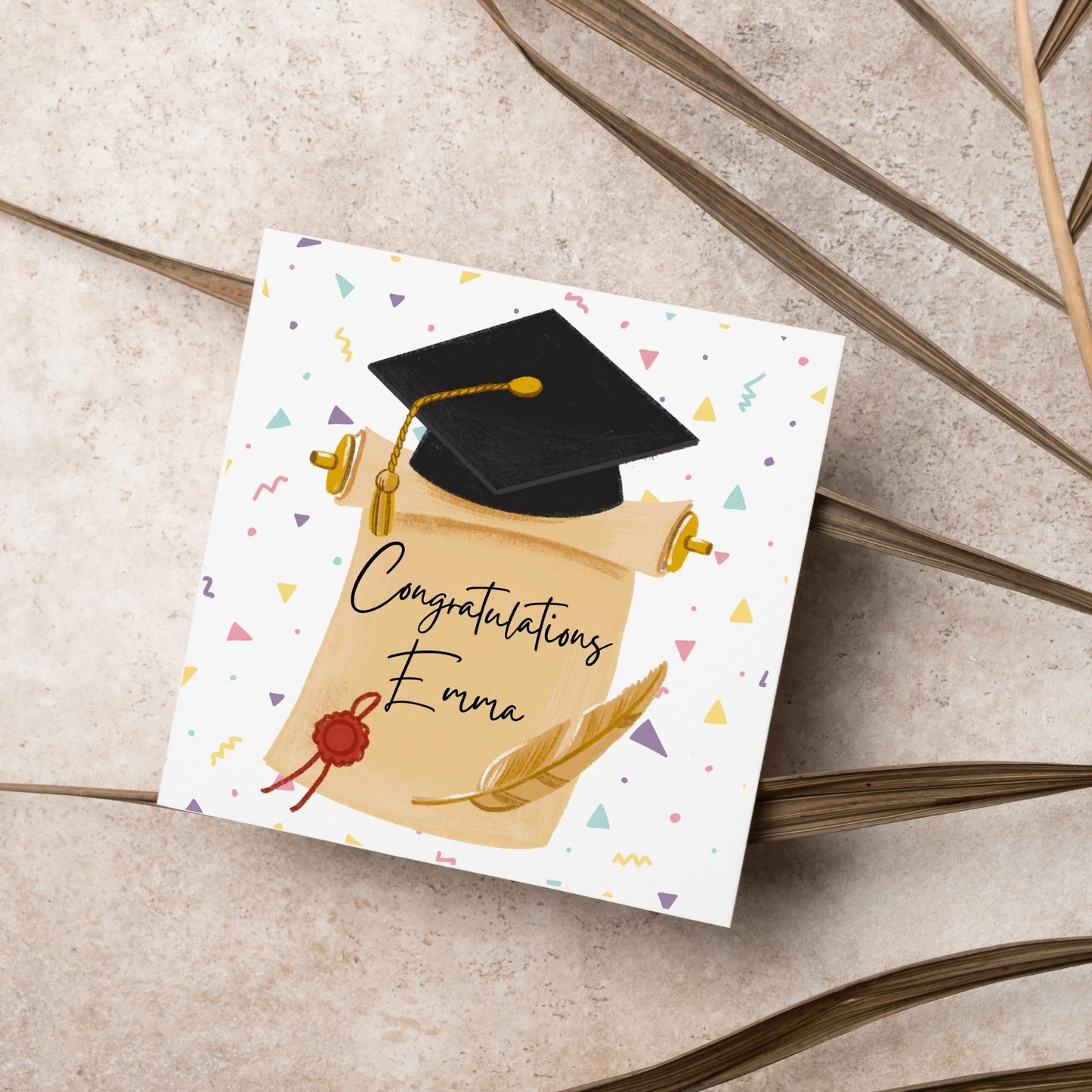 Personalised Graduation Congratulations Card, Well Done Card, Customised Well Done Card, Well Done Card from Mum, Graduate Degree 2025