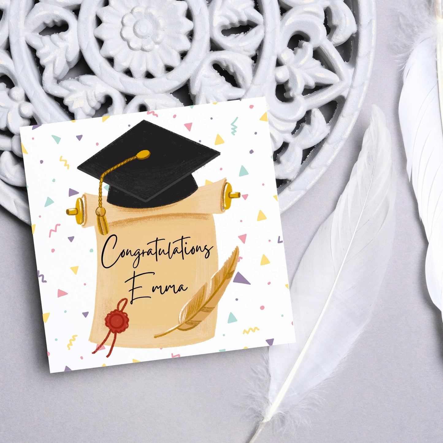Personalised Graduation Congratulations Card, Well Done Card, Customised Well Done Card, Well Done Card from Mum, Graduate Degree 2025