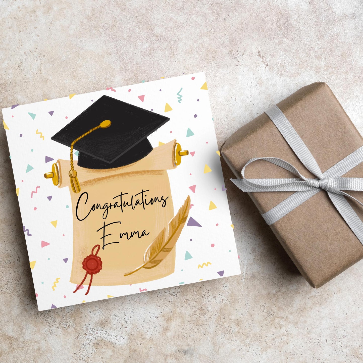 Personalised Graduation Congratulations Card, Well Done Card, Customised Well Done Card, Well Done Card from Mum, Graduate Degree 2025