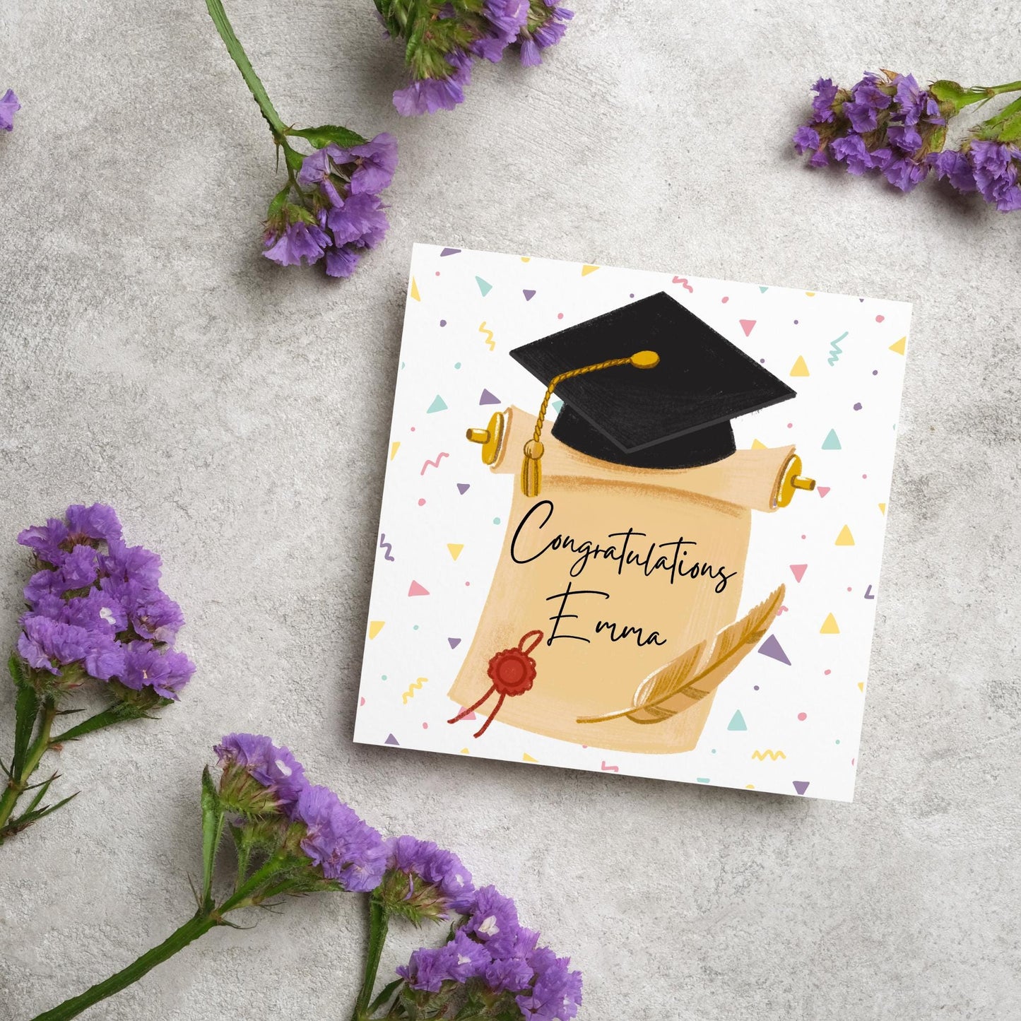Personalised Graduation Congratulations Card, Well Done Card, Customised Well Done Card, Well Done Card from Mum, Graduate Degree 2025