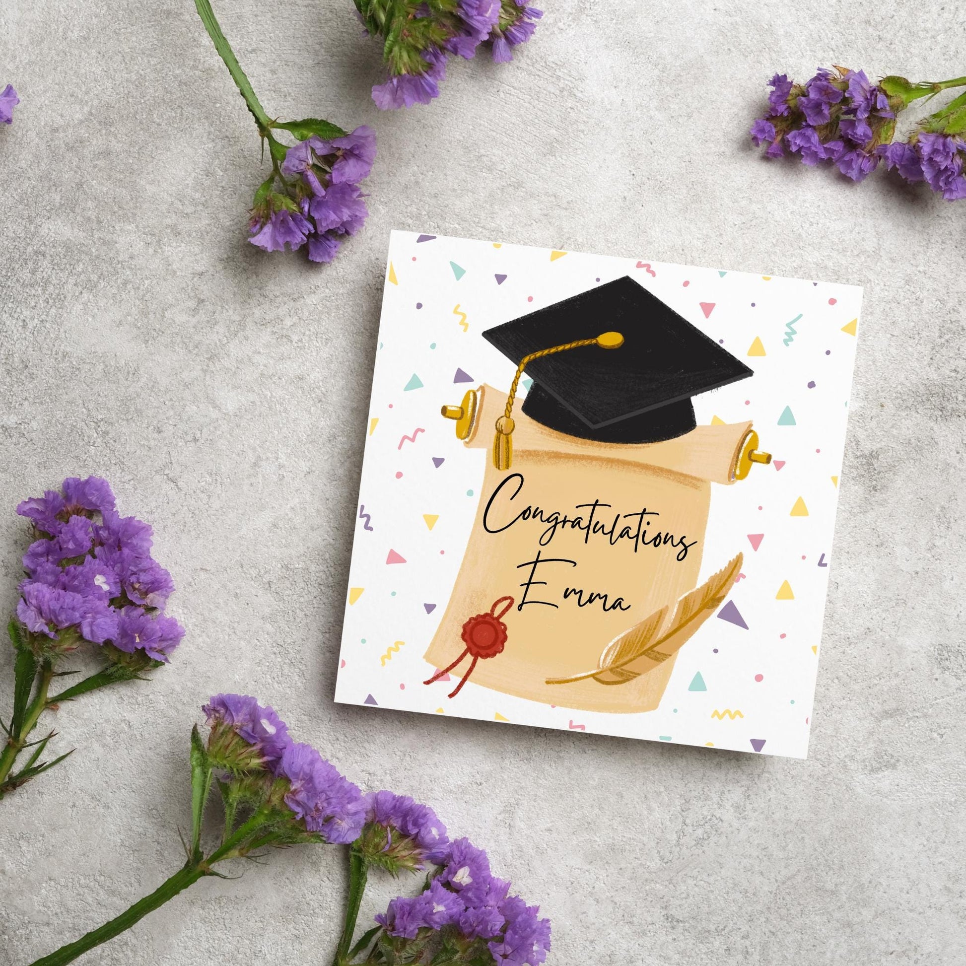 Personalised Graduation Congratulations Card, Well Done Card, Customised Well Done Card, Well Done Card from Mum, Graduate Degree 2025