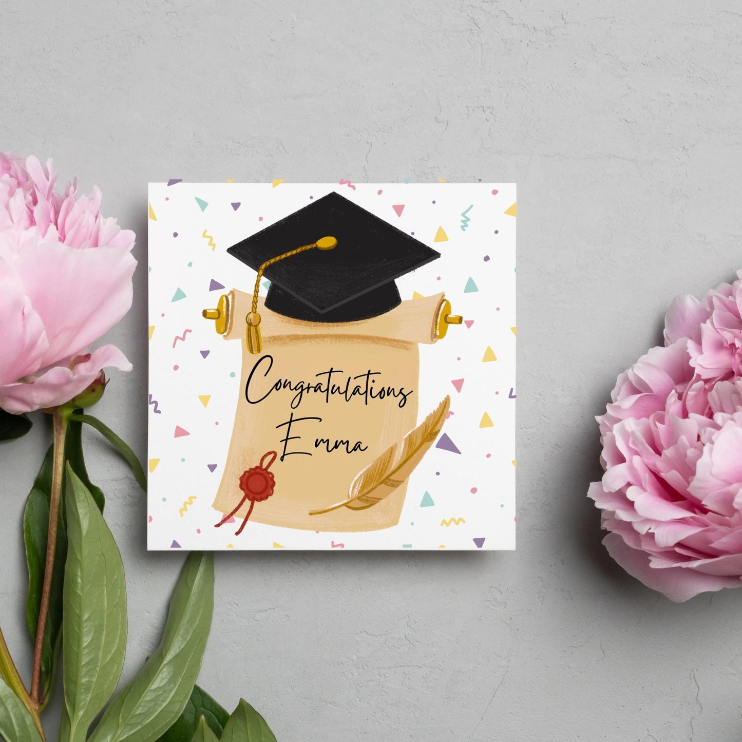 Personalised Graduation Congratulations Card, Well Done Card, Customised Well Done Card, Well Done Card from Mum, Graduate Degree 2025