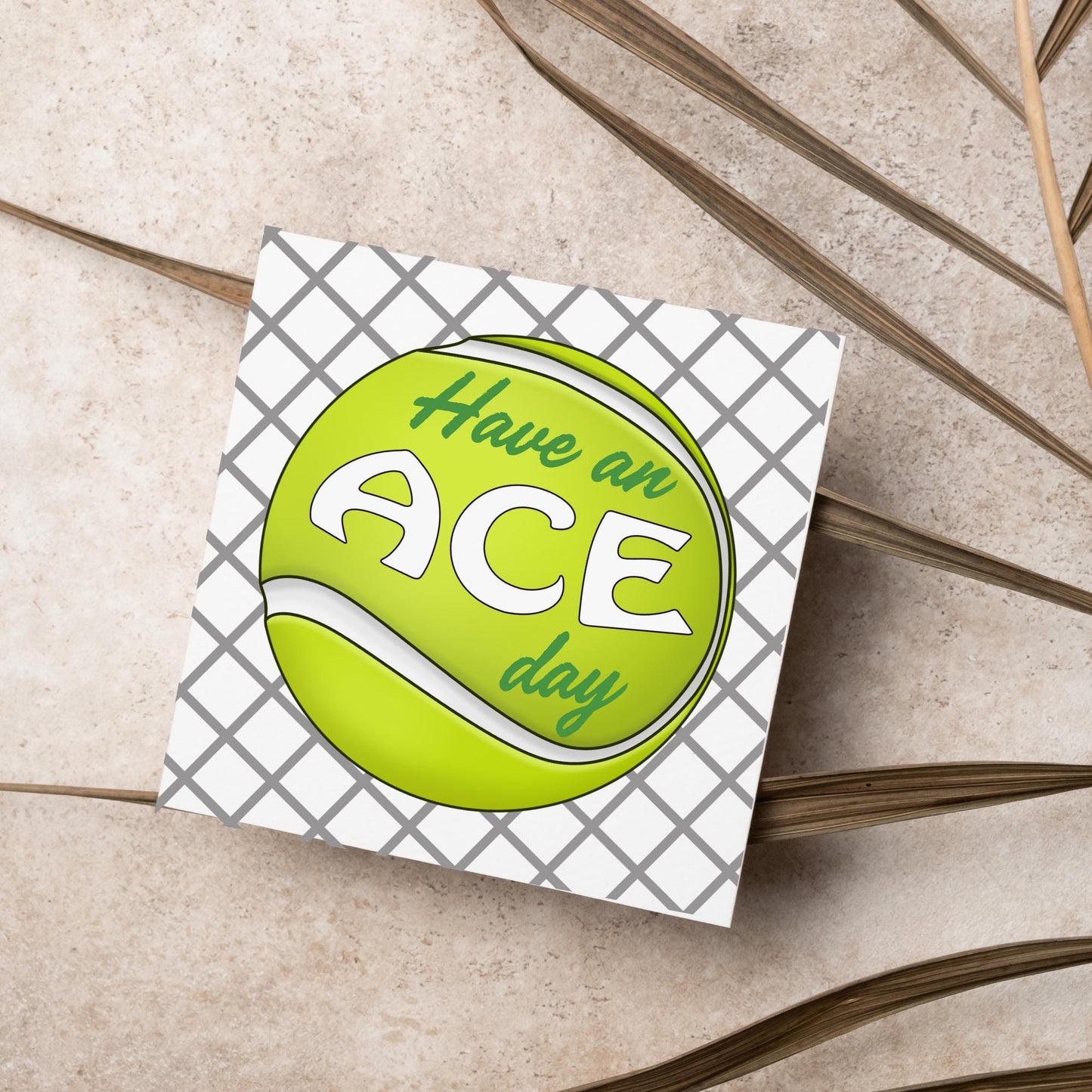 Tennis Card, Ace Birthday Card, Tennis Congratulations Card, Tennis Love Card, Tennis Pun Any Occasion Card, Sports Congrats, Wimbledon