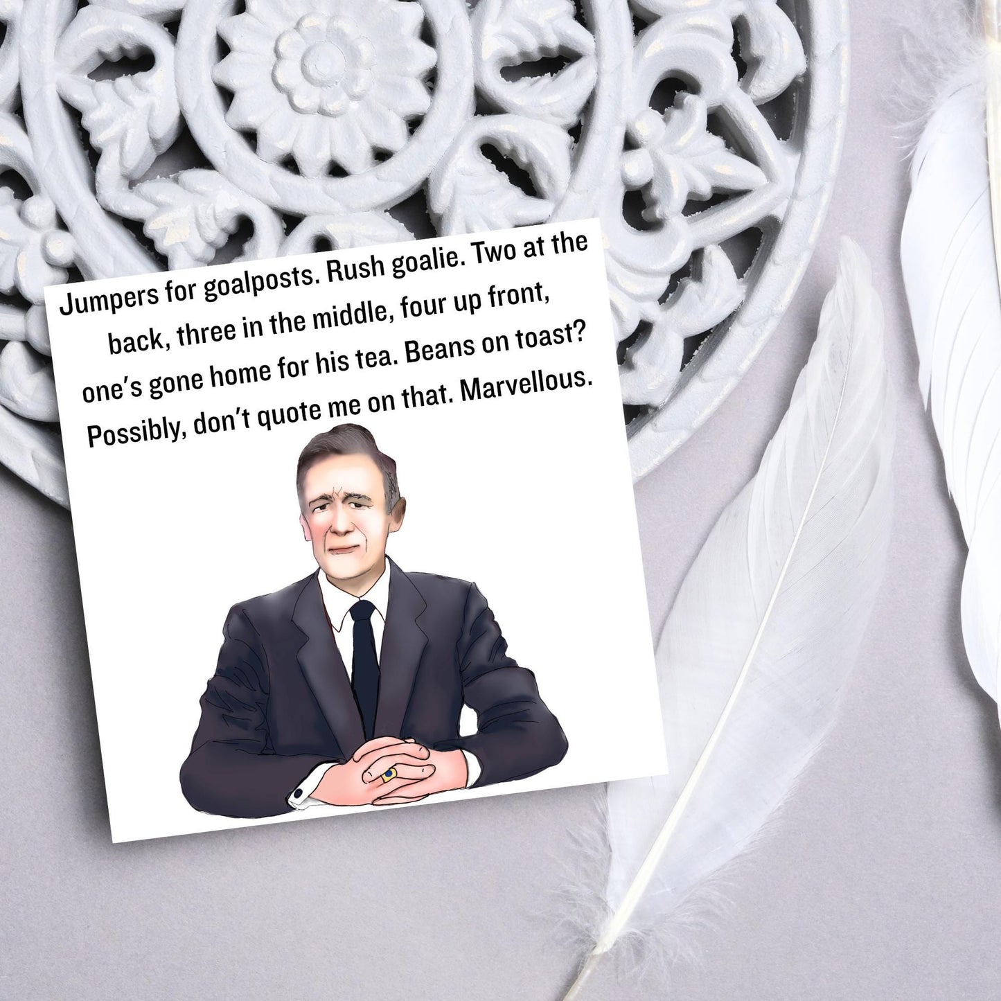 The Fast Show Card, Birthday Card, Ron Manager, Celebration Card, Birthday Card, Card for Him, 90's Card, Retro Card, 30th Birthday Card