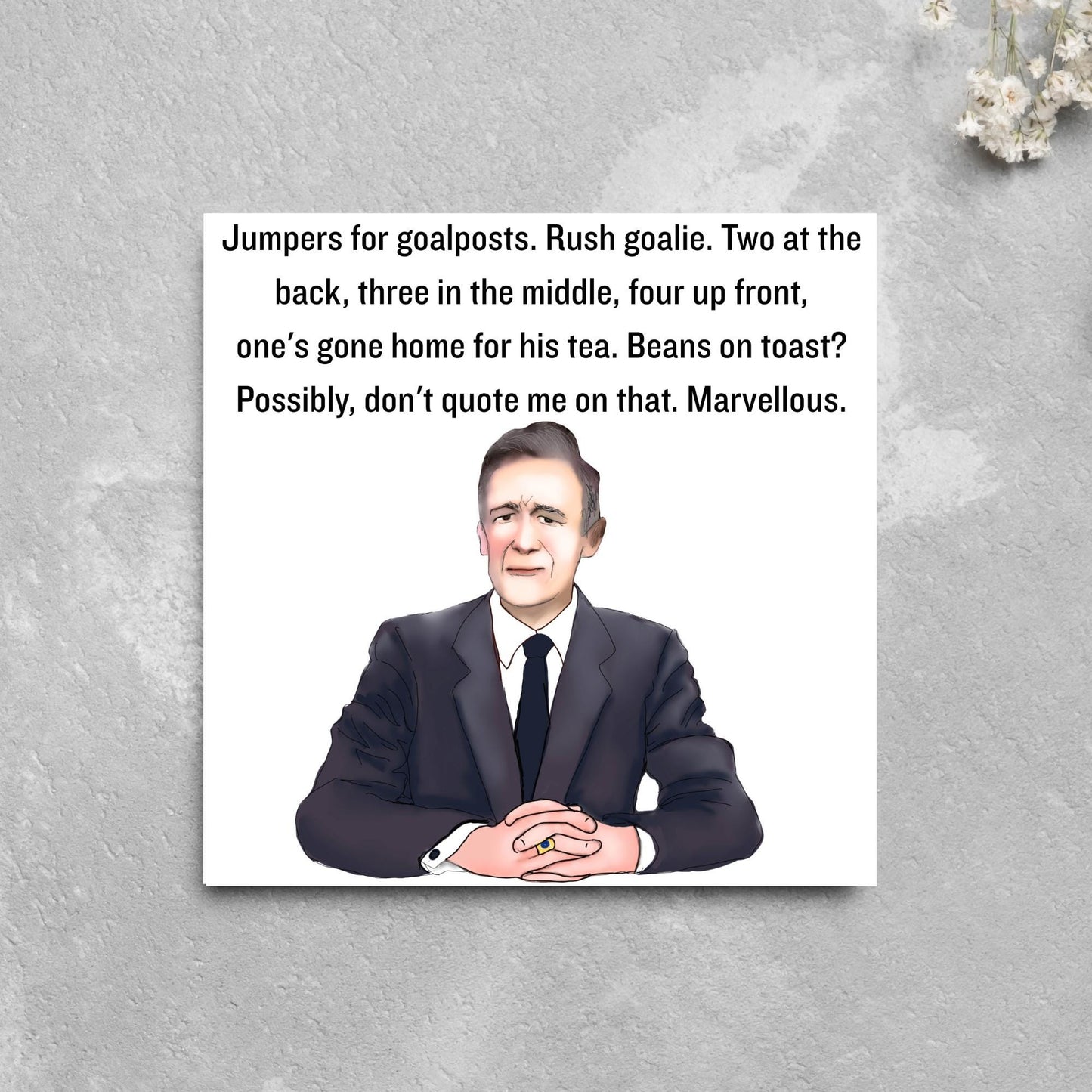 The Fast Show Card, Birthday Card, Ron Manager, Celebration Card, Birthday Card, Card for Him, 90's Card, Retro Card, 30th Birthday Card