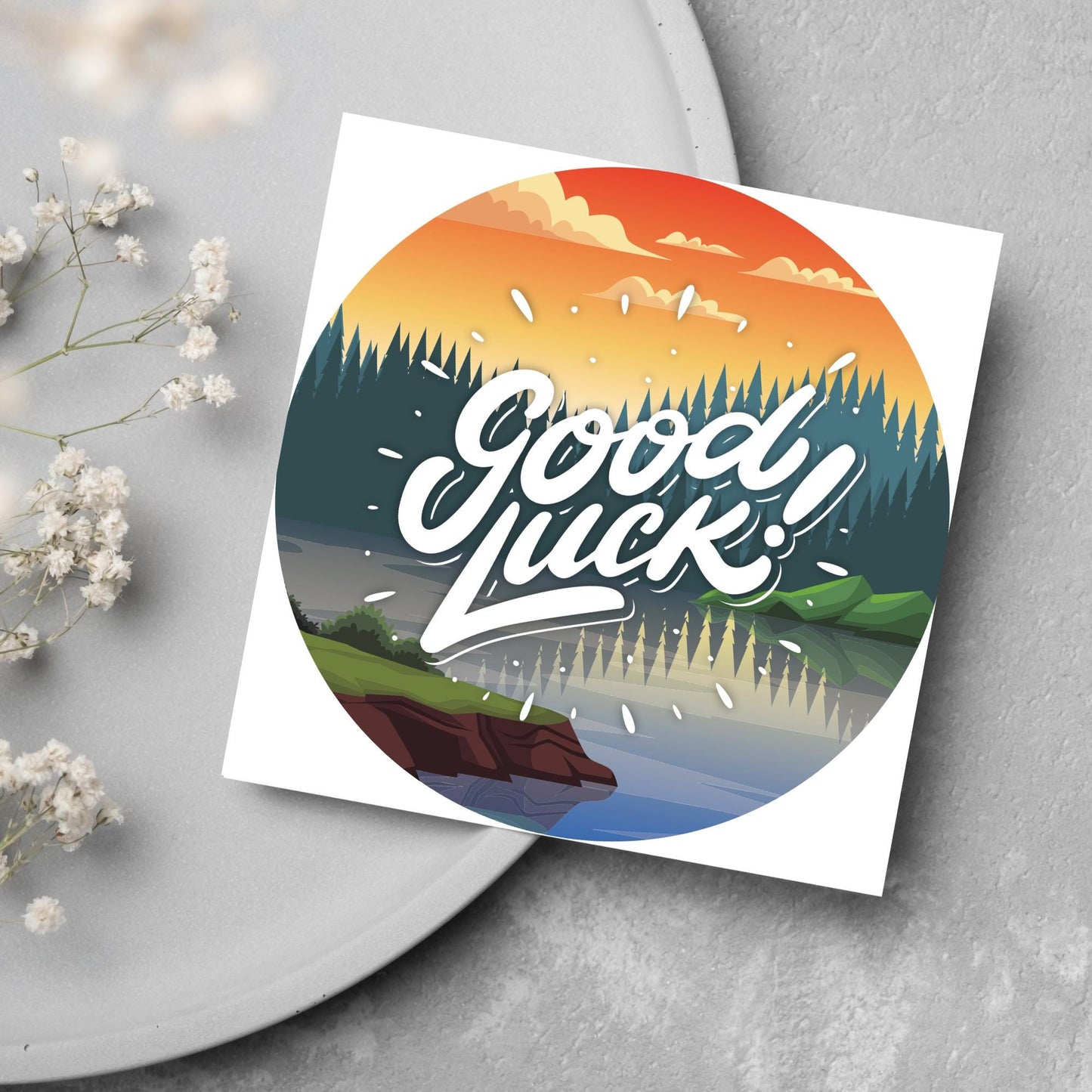 Good Luck Card, Going Away Card, Good Luck Travelling Card, Holiday Card, Emigrating Card, Going Abroad Good Luck