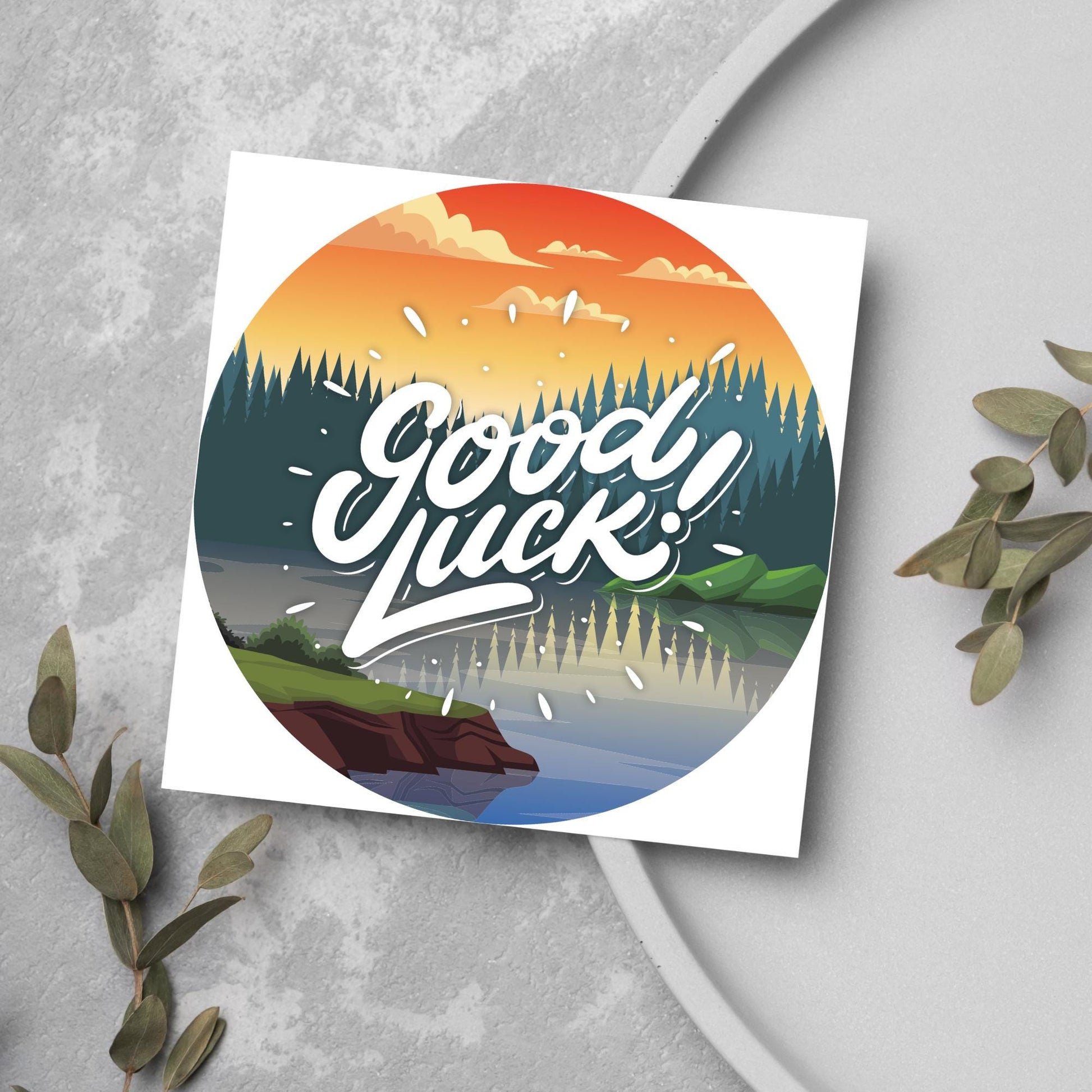 Good Luck Card, Going Away Card, Good Luck Travelling Card, Holiday Card, Emigrating Card, Going Abroad Good Luck