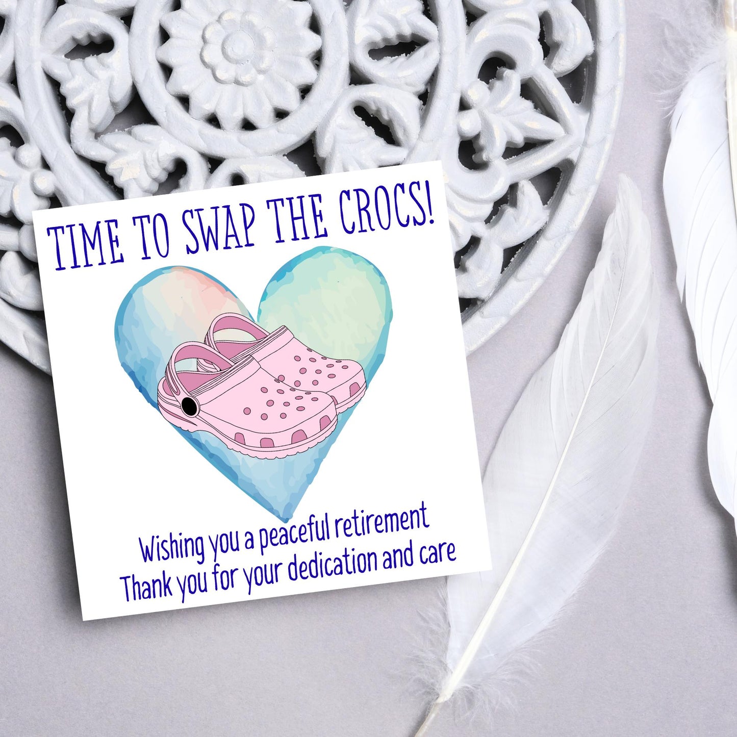 Nurse Retirement Card, Leaving Card for Nurse, Happy Retirement Card, Retired Card, Retiring, We'll Miss You Card, Nursing Retirement Card
