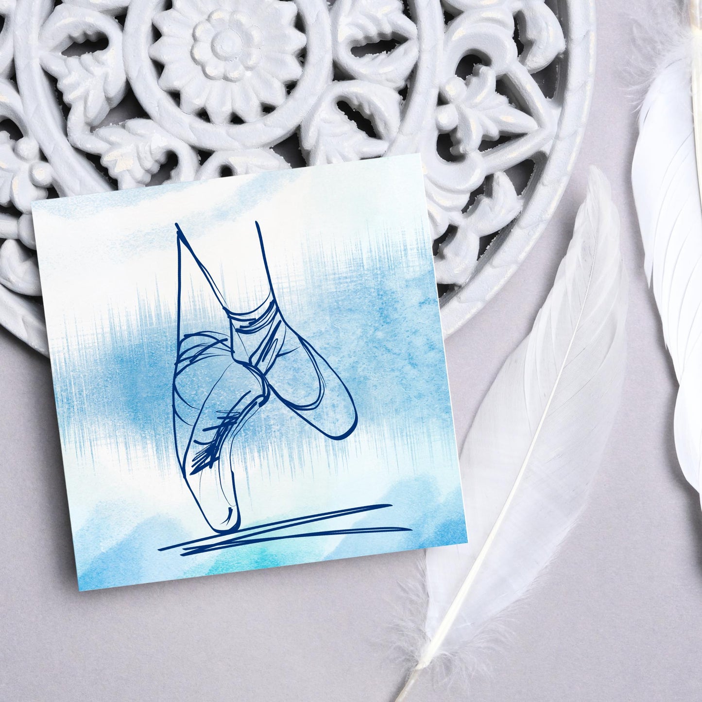 Ballet Dancing Card, Birthday Card, Card for Dancer, Recital Card, Dance Recital, Good Luck Card, Congratulations Card, Any Occasion Card