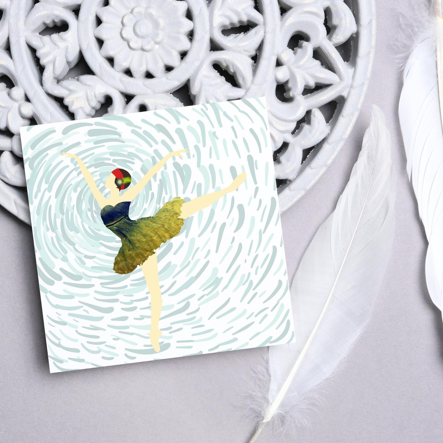 Ballet Dancing Card, Birthday Card, Card for Dancer, Recital Card, Dance Recital, Good Luck Card, Congratulations Card, Any Occasion Card