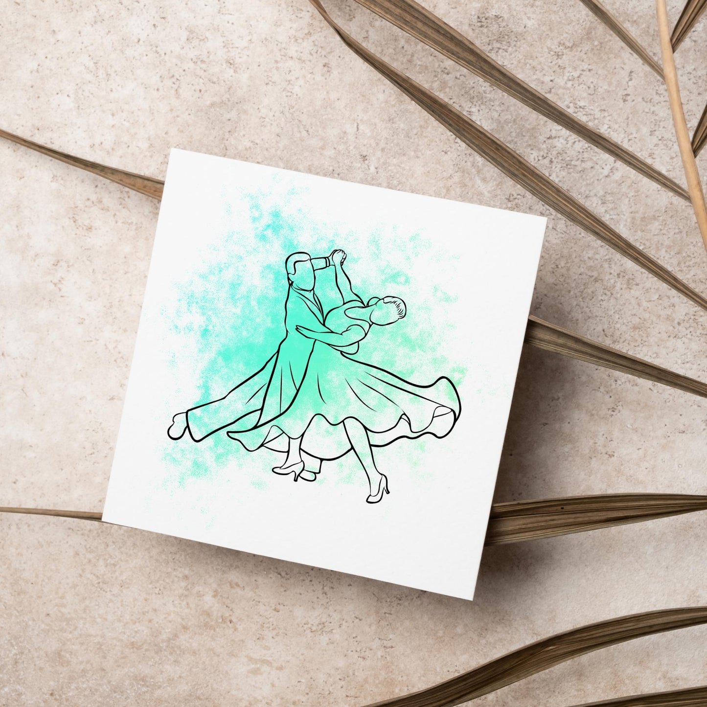 Ballroom Dancing Card, Birthday Card, Card for Dancer, Recital Card, Dance Recital, Good Luck Card, Congratulations Card, Any Occasion Card