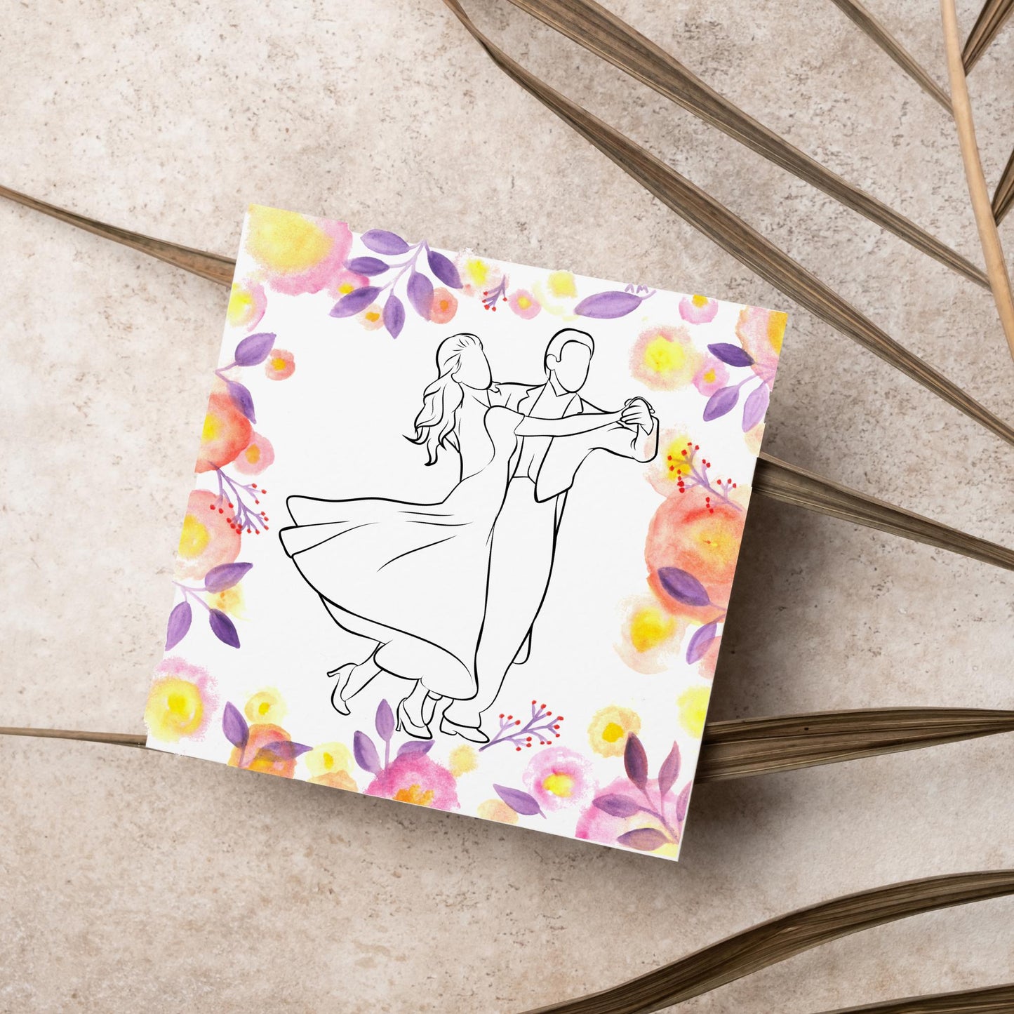 Ballroom Dancing Card, Birthday Card, Card for Dancer, Recital Card, Dance Recital, Good Luck Card, Congratulations Card, Any Occasion Card