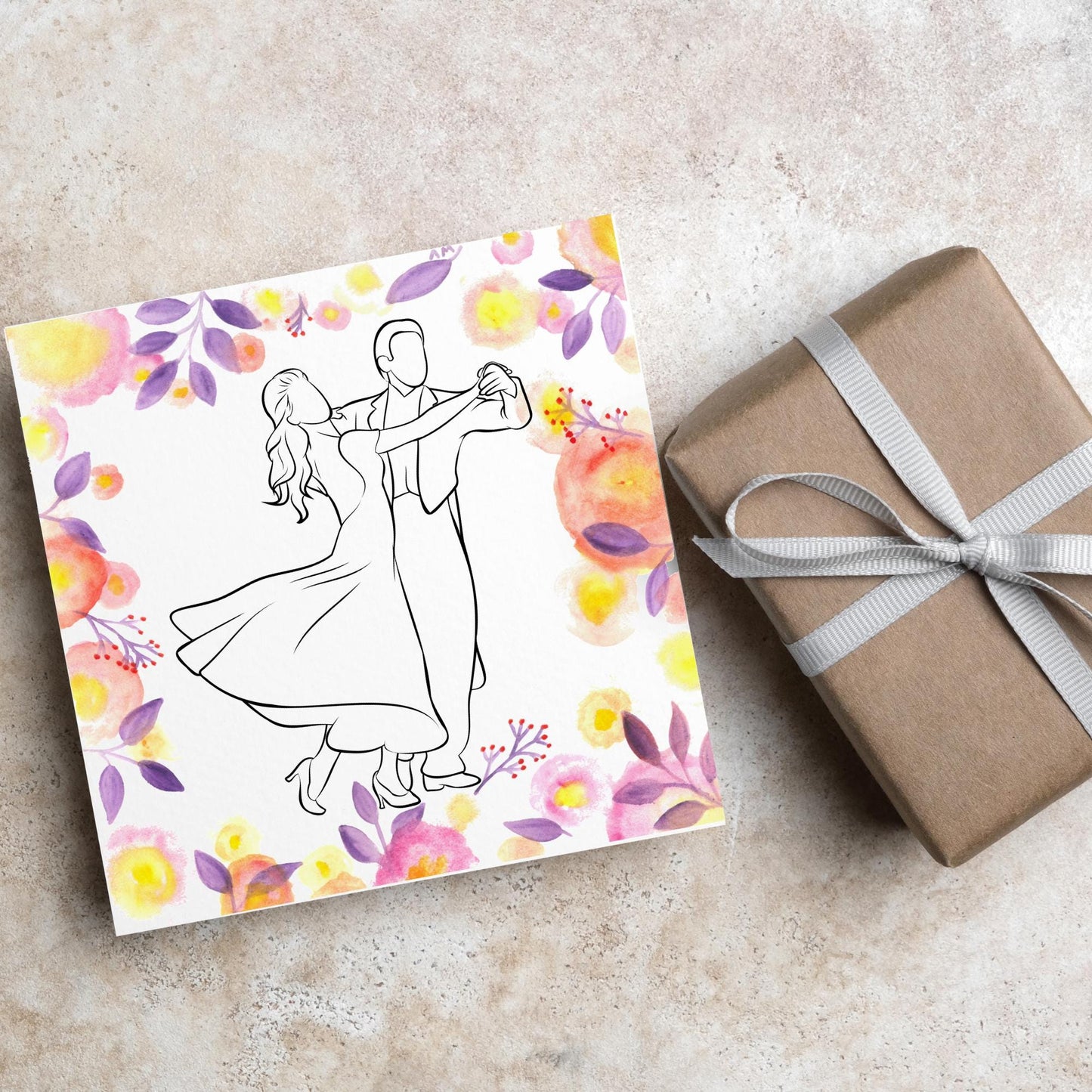Ballroom Dancing Card, Birthday Card, Card for Dancer, Recital Card, Dance Recital, Good Luck Card, Congratulations Card, Any Occasion Card