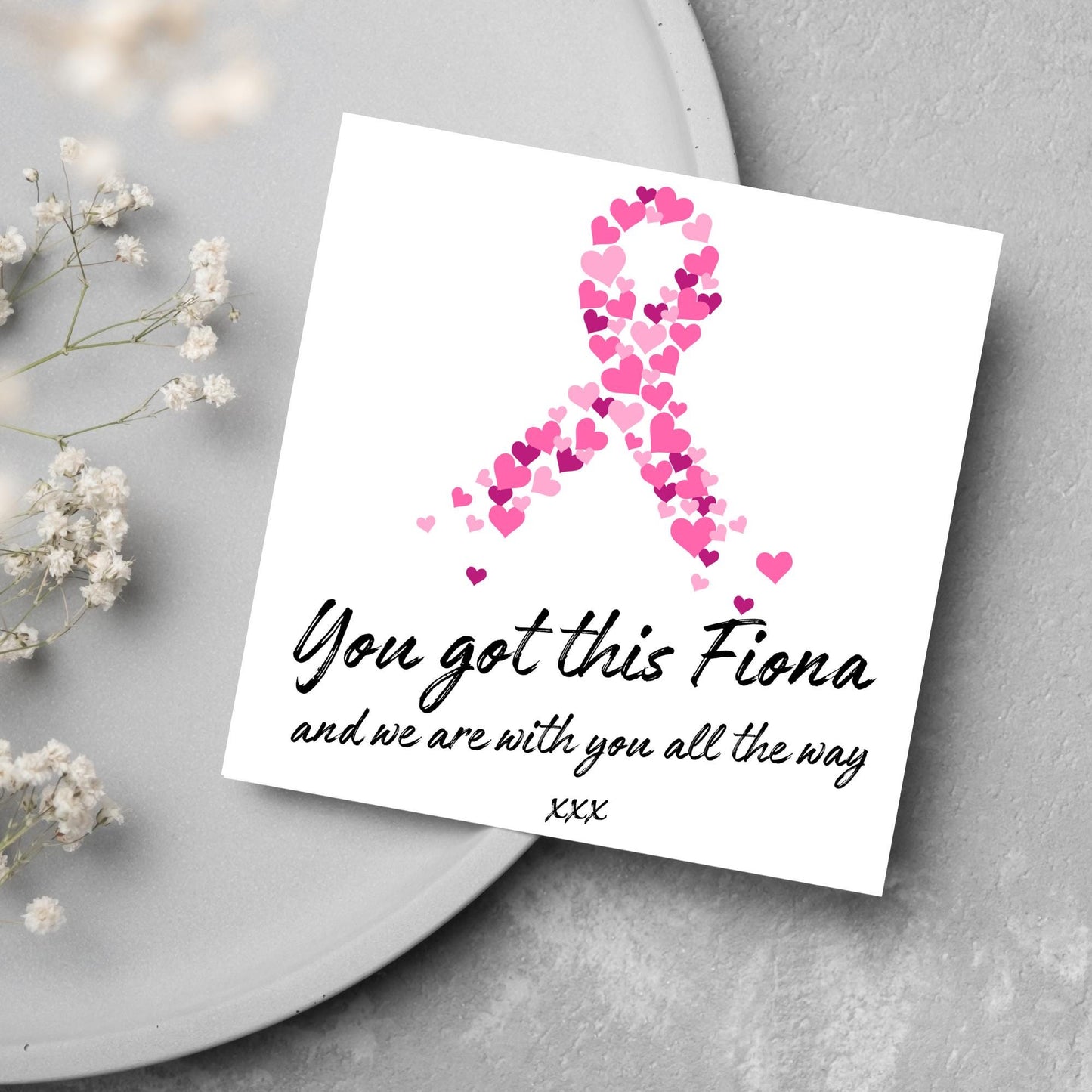 Card for Cancer Patients, Cancer Support Card, We Are With You, You Got This, Get Well Soon Card, Breast Cancer, Colon Cancer, Macmillan