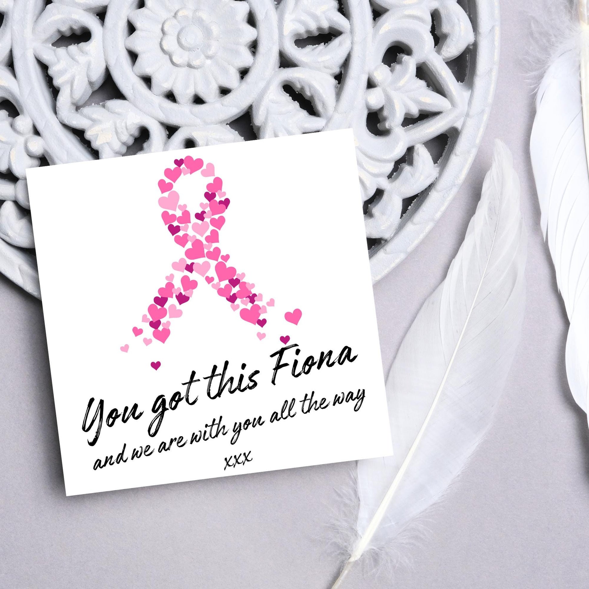Card for Cancer Patients, Cancer Support Card, We Are With You, You Got This, Get Well Soon Card, Breast Cancer, Colon Cancer, Macmillan